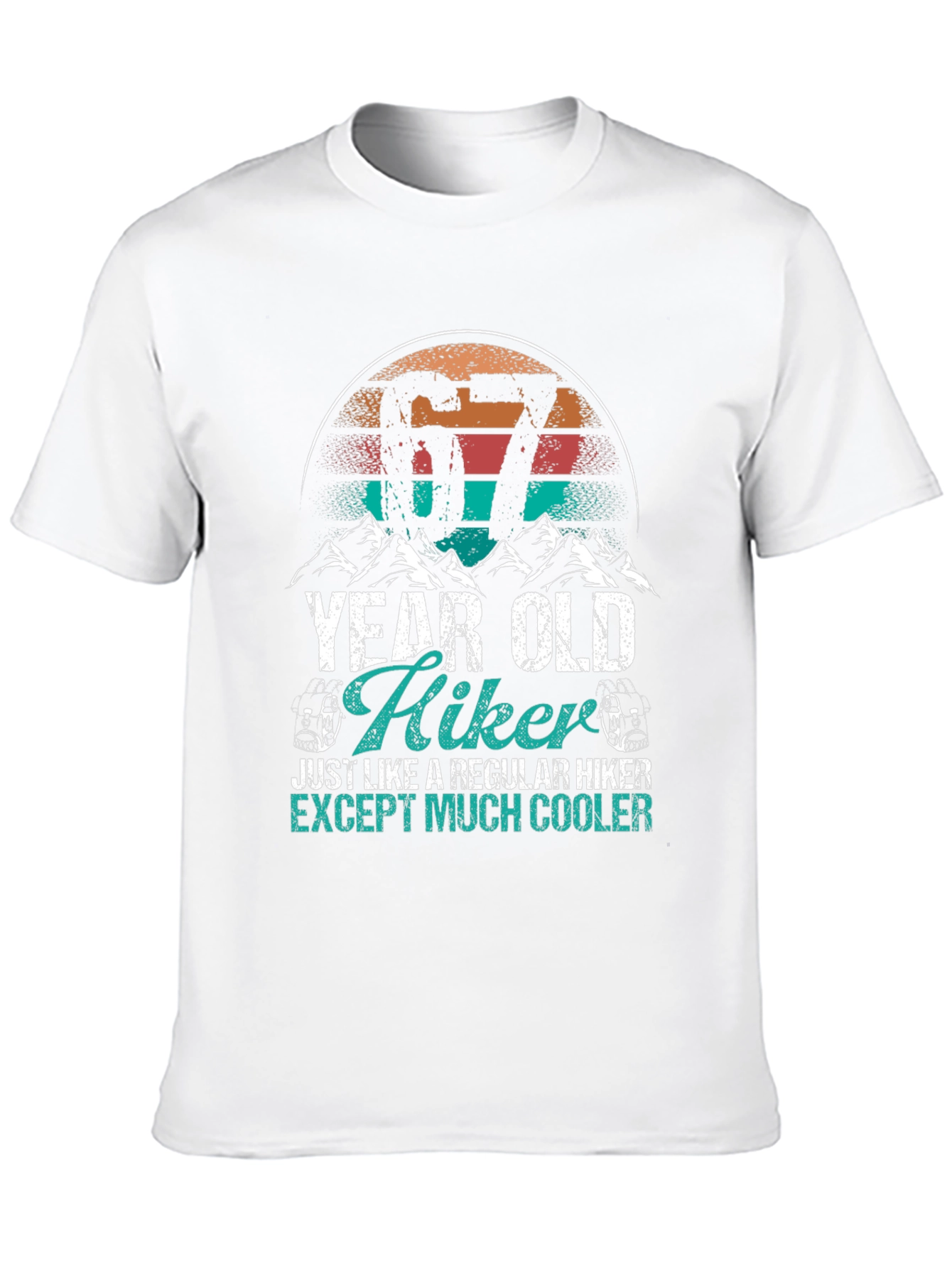 67 Year Old Hiker T-Shirt - Cool Hiking Apparel