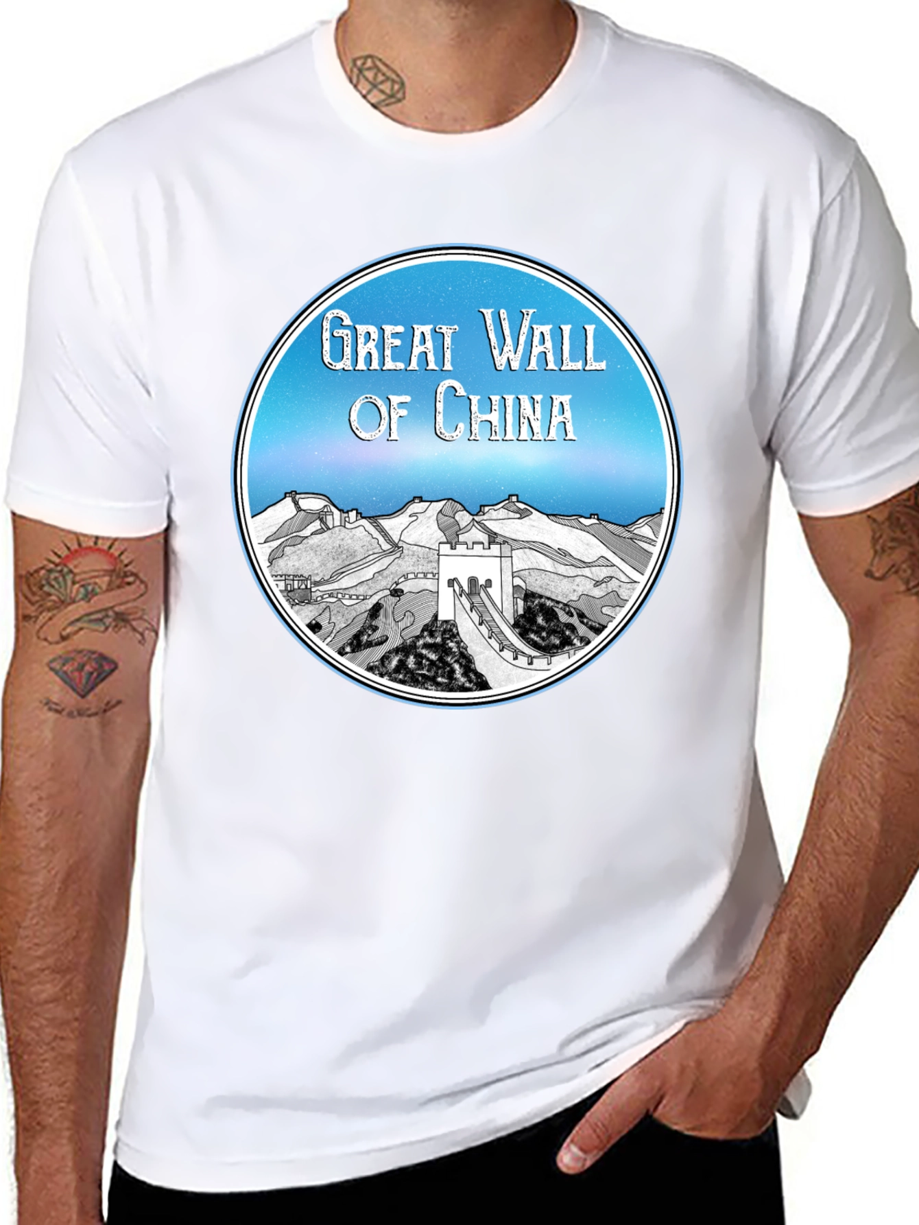Great Wall of China Graphic Tee - Unisex