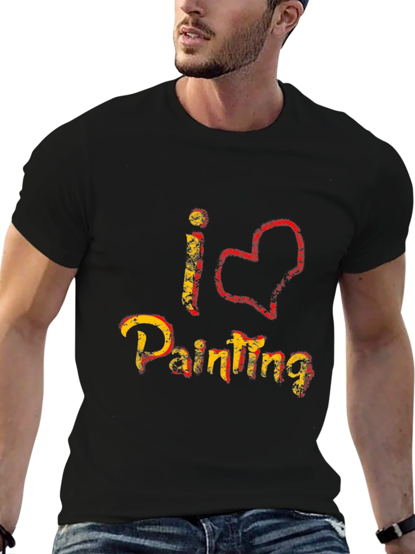 I Love Painting Graphic T-Shirt