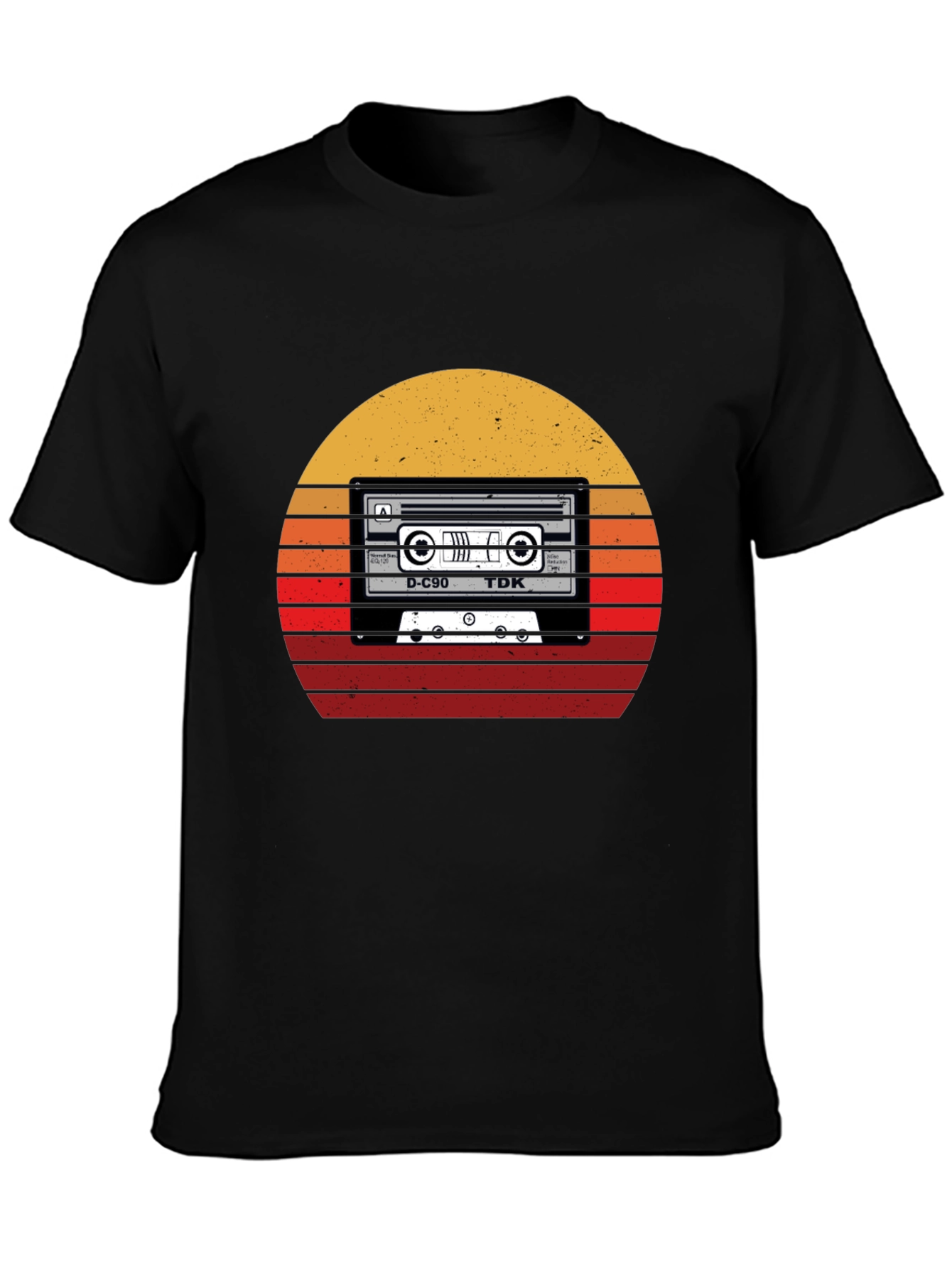 Retro Cassette Tape Sunset T-Shirt
