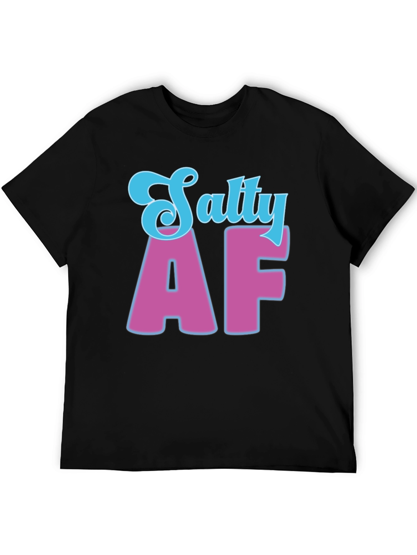 Salty AF Black Graphic Tee