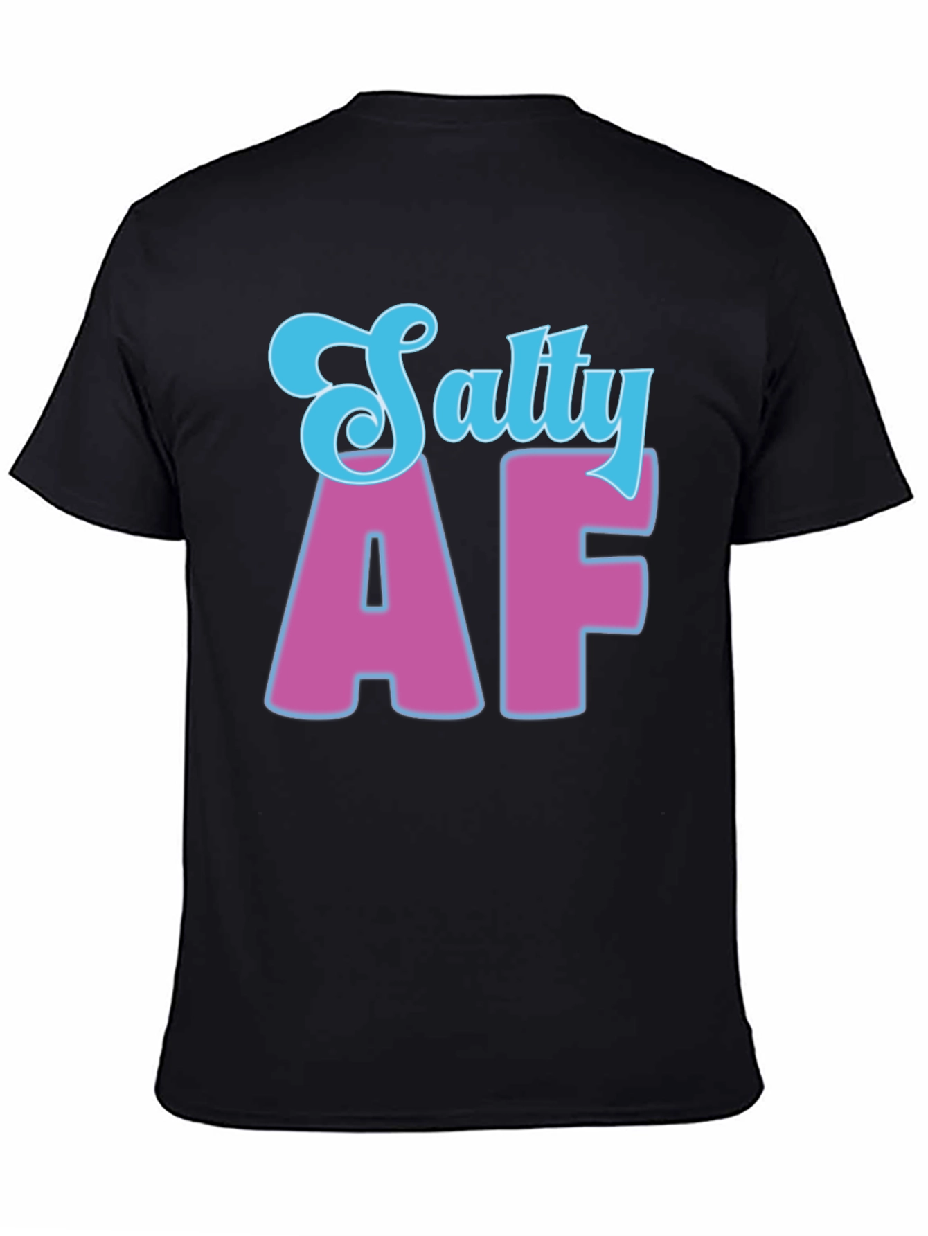Salty AF Black Graphic Tee