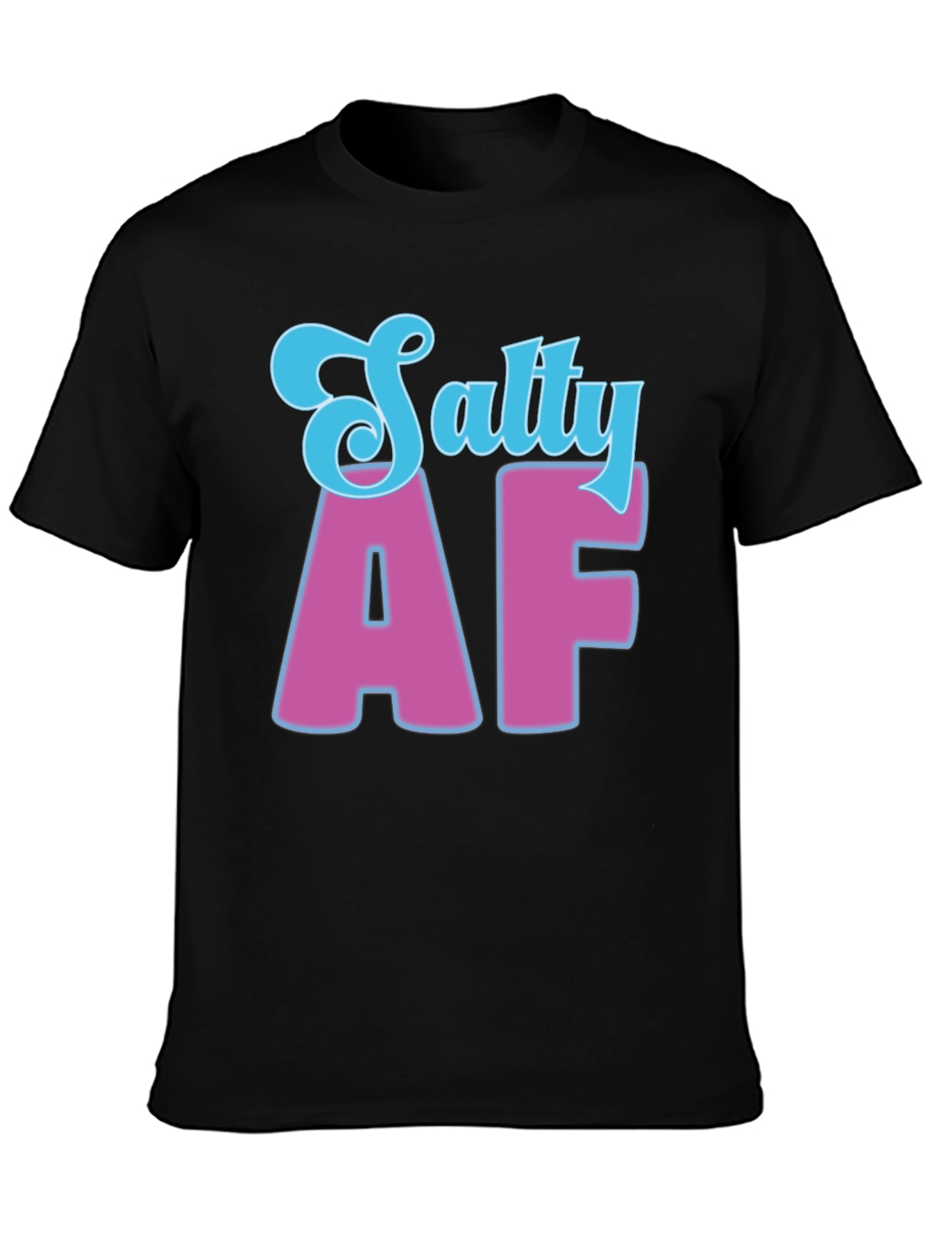 Salty AF Black Graphic Tee
