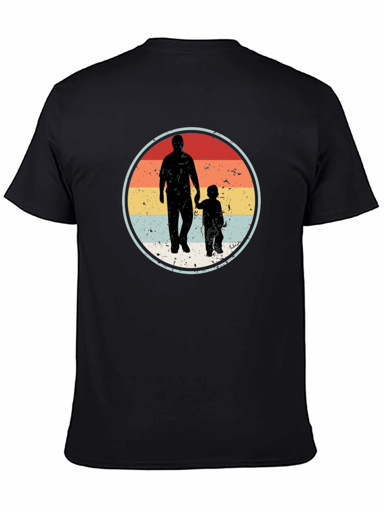 Retro Father & Child Graphic Tee