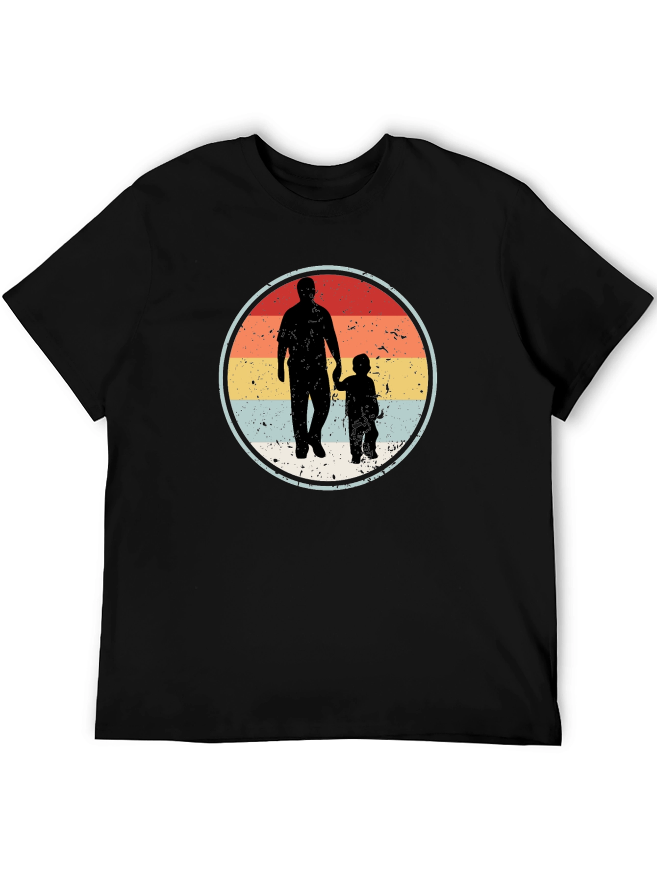 Retro Father & Child Graphic Tee