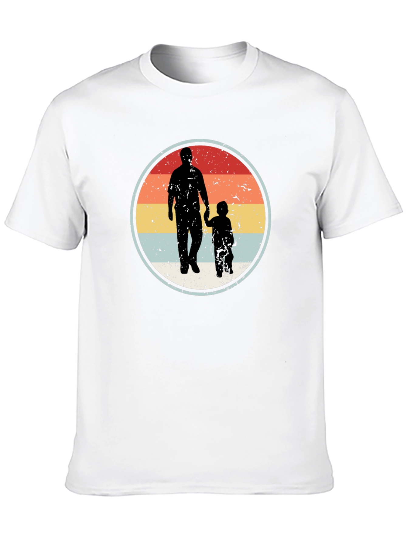 Retro Father & Child Graphic Tee