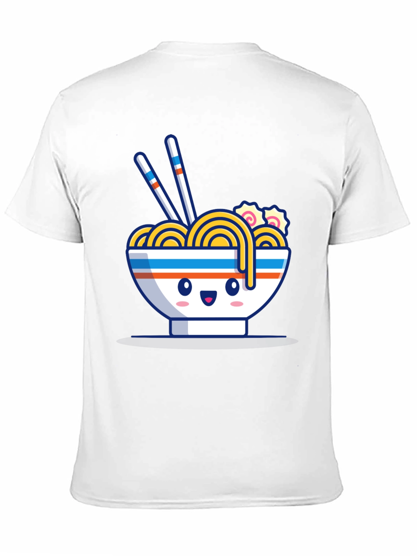 Kawaii Ramen Bowl Black T-Shirt