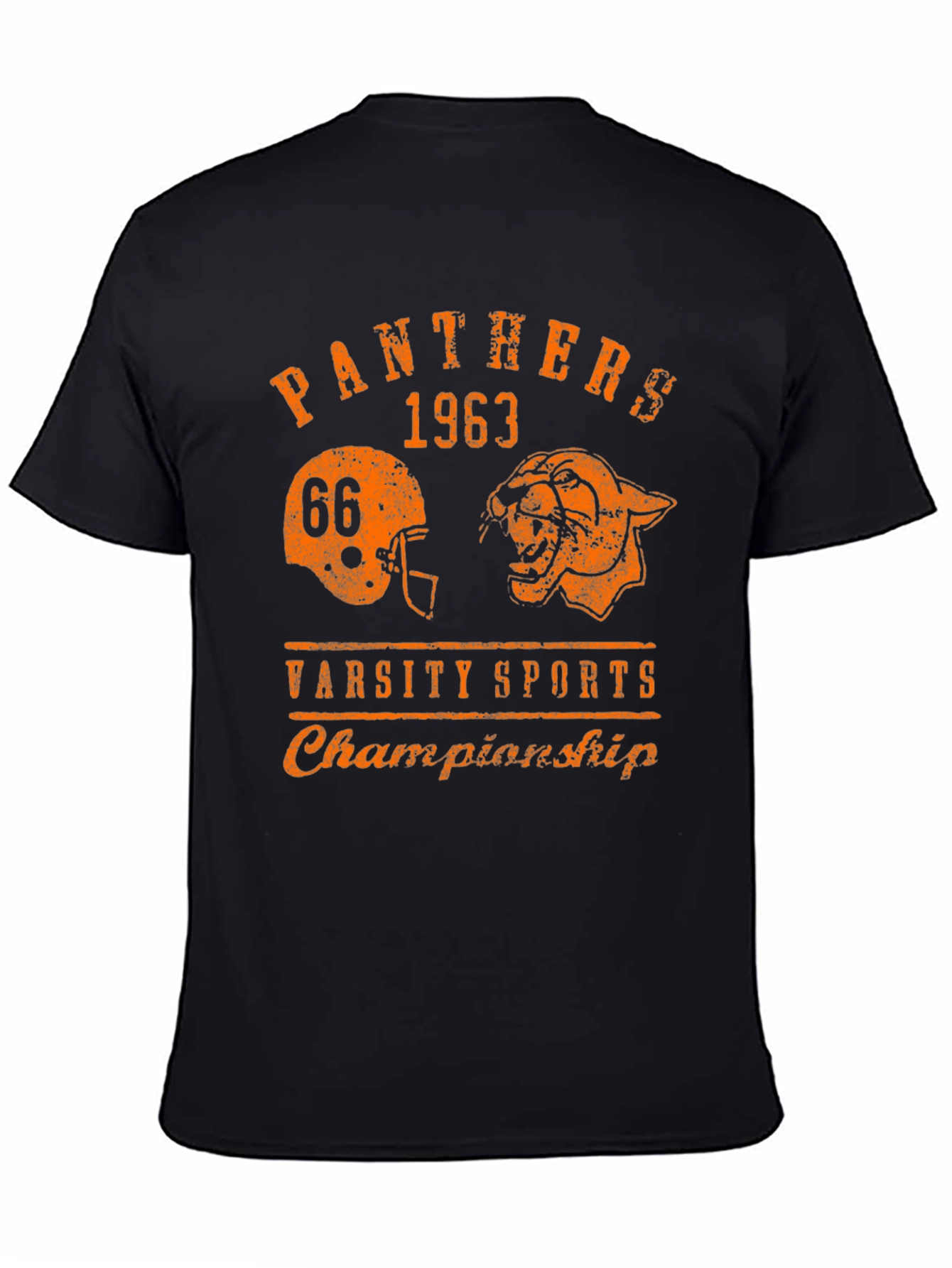 Panthers 1963 Varsity Sports Championship Black T-Shirt