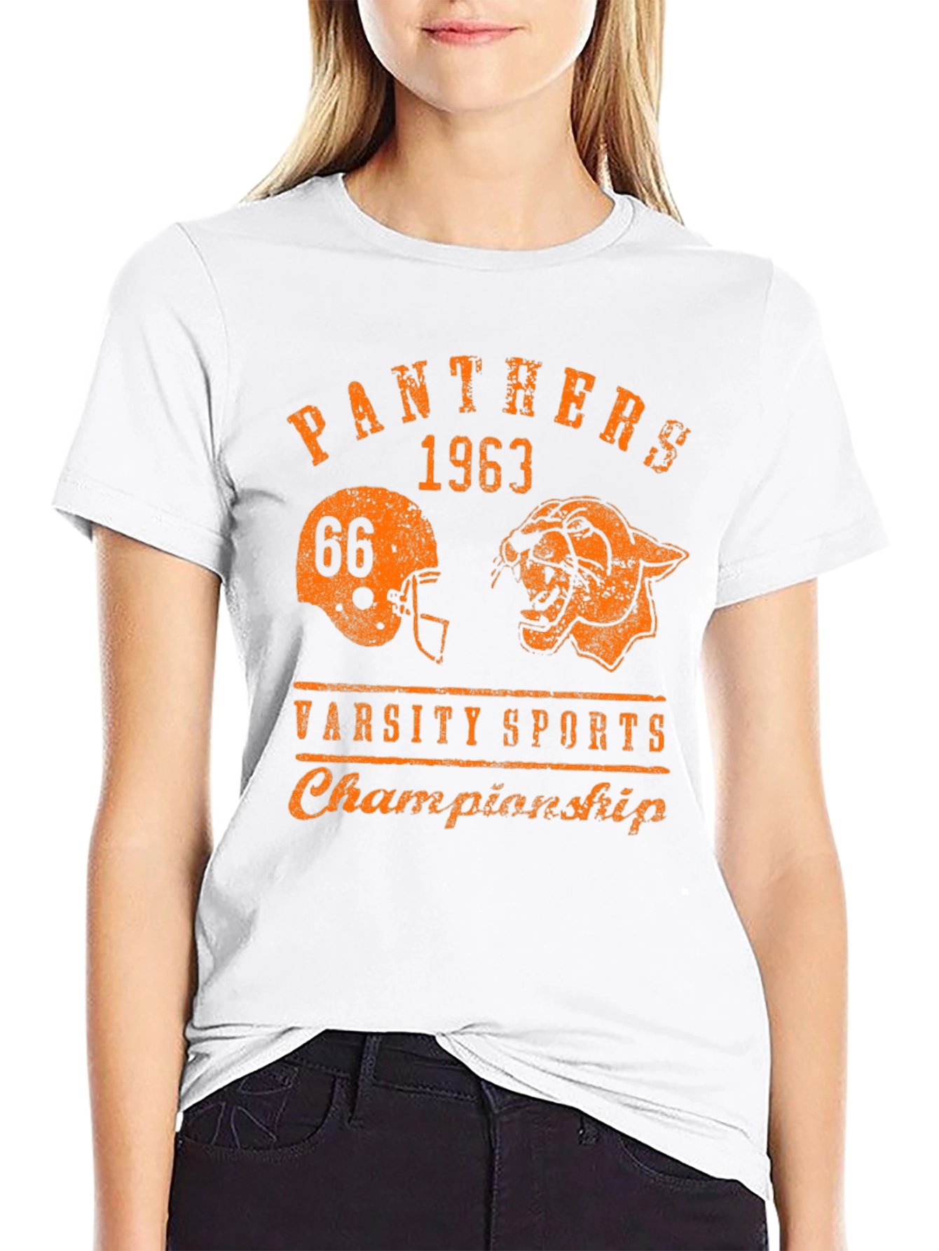Panthers 1963 Varsity Sports Championship Black T-Shirt