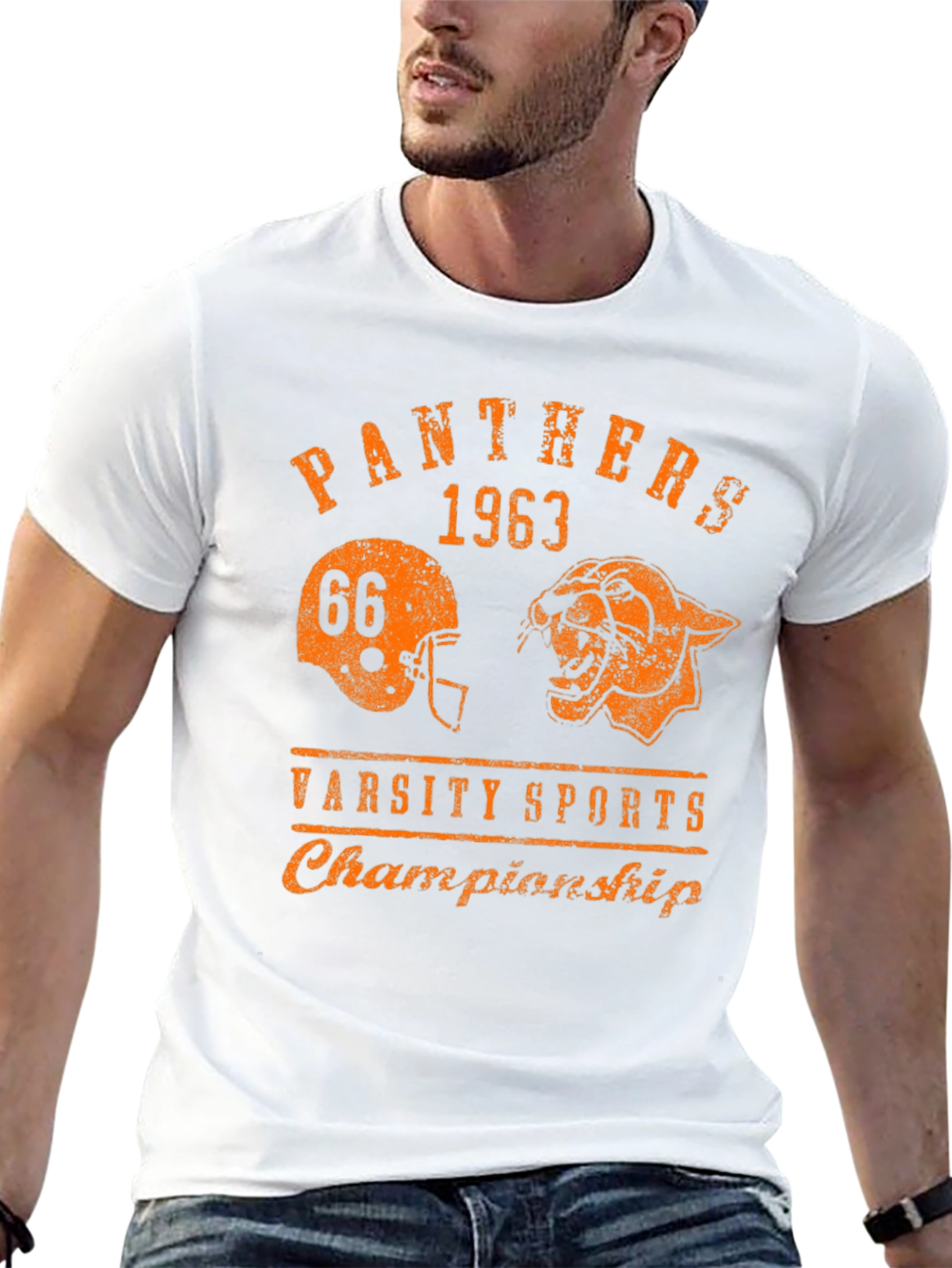 Panthers 1963 Varsity Sports Championship Black T-Shirt