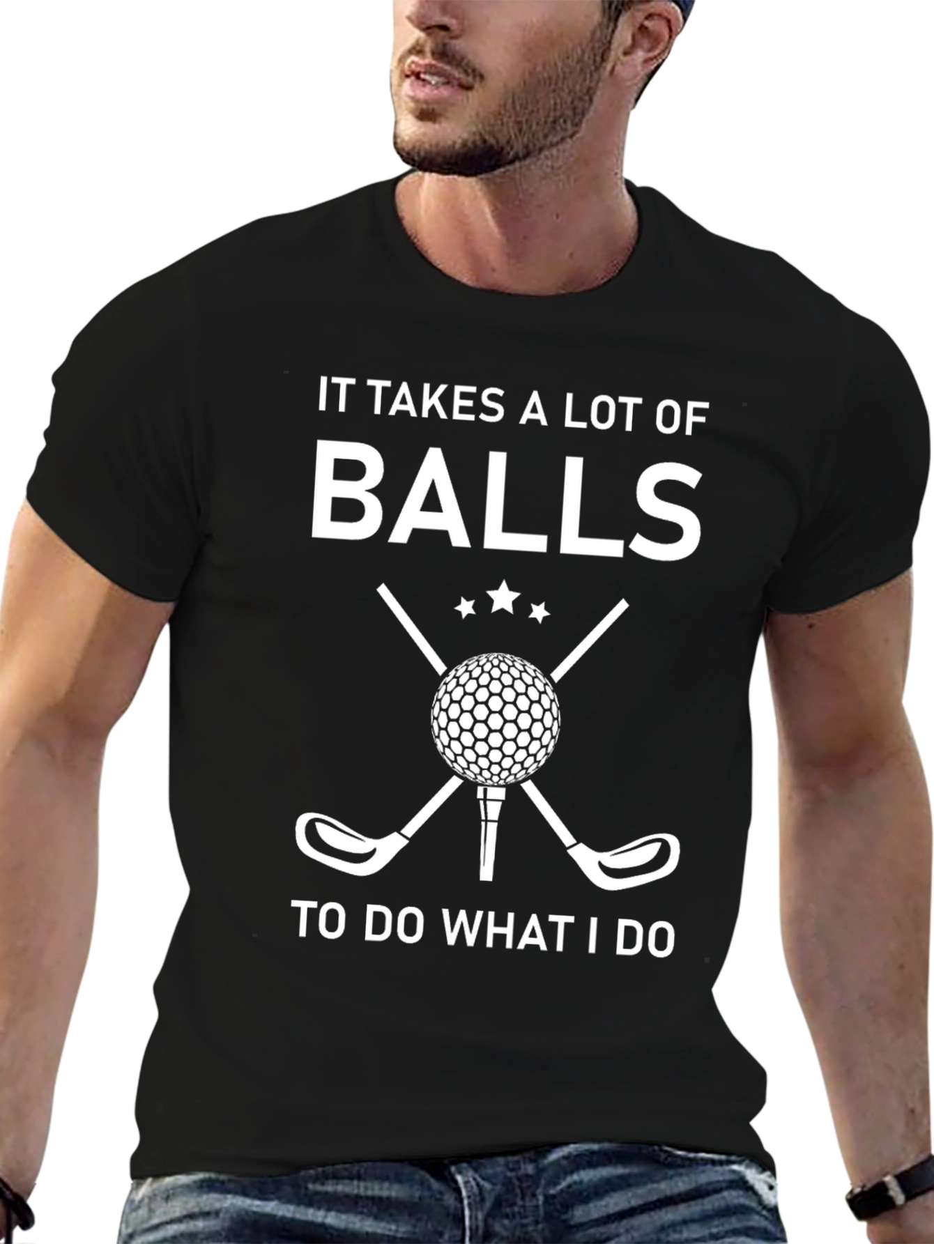 Golf Balls Graphic T-Shirt - Bold Statement Tee