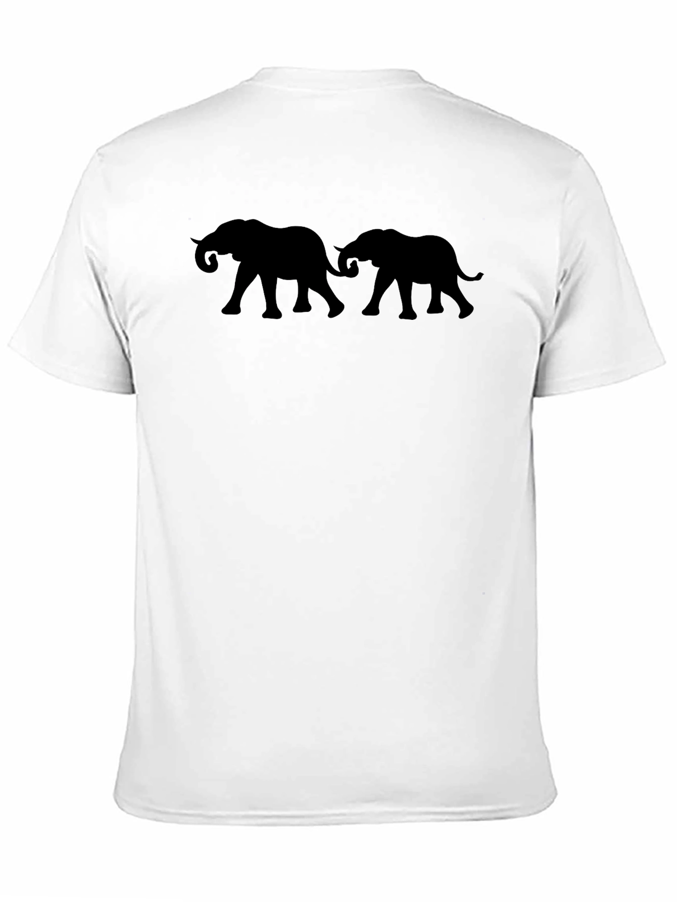 Elephant Silhouette Graphic Tee