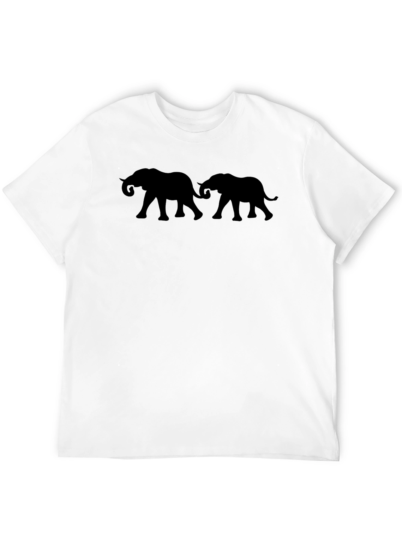 Elephant Silhouette Graphic Tee