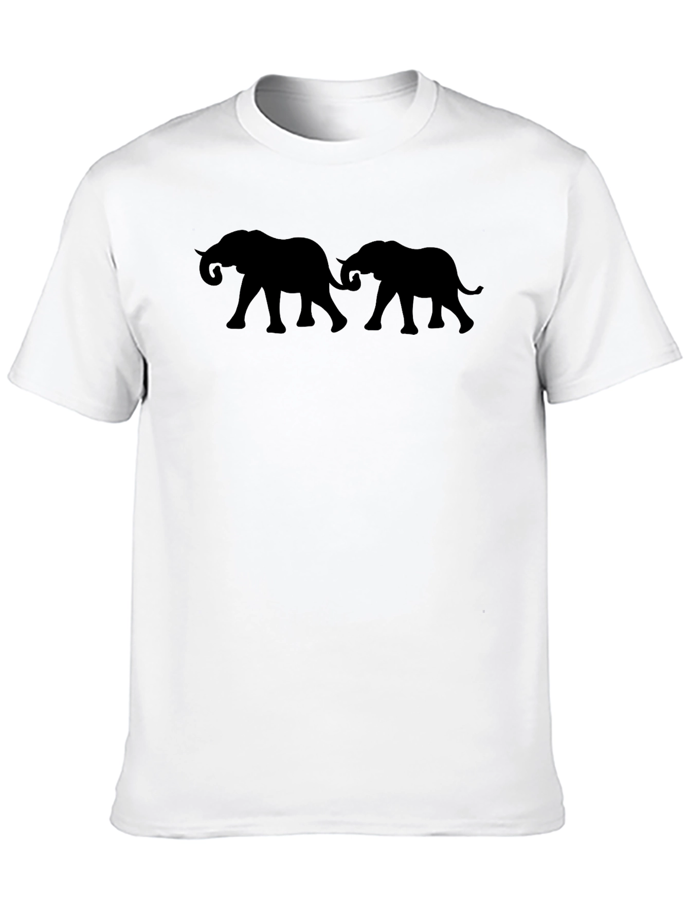 Elephant Silhouette Graphic Tee
