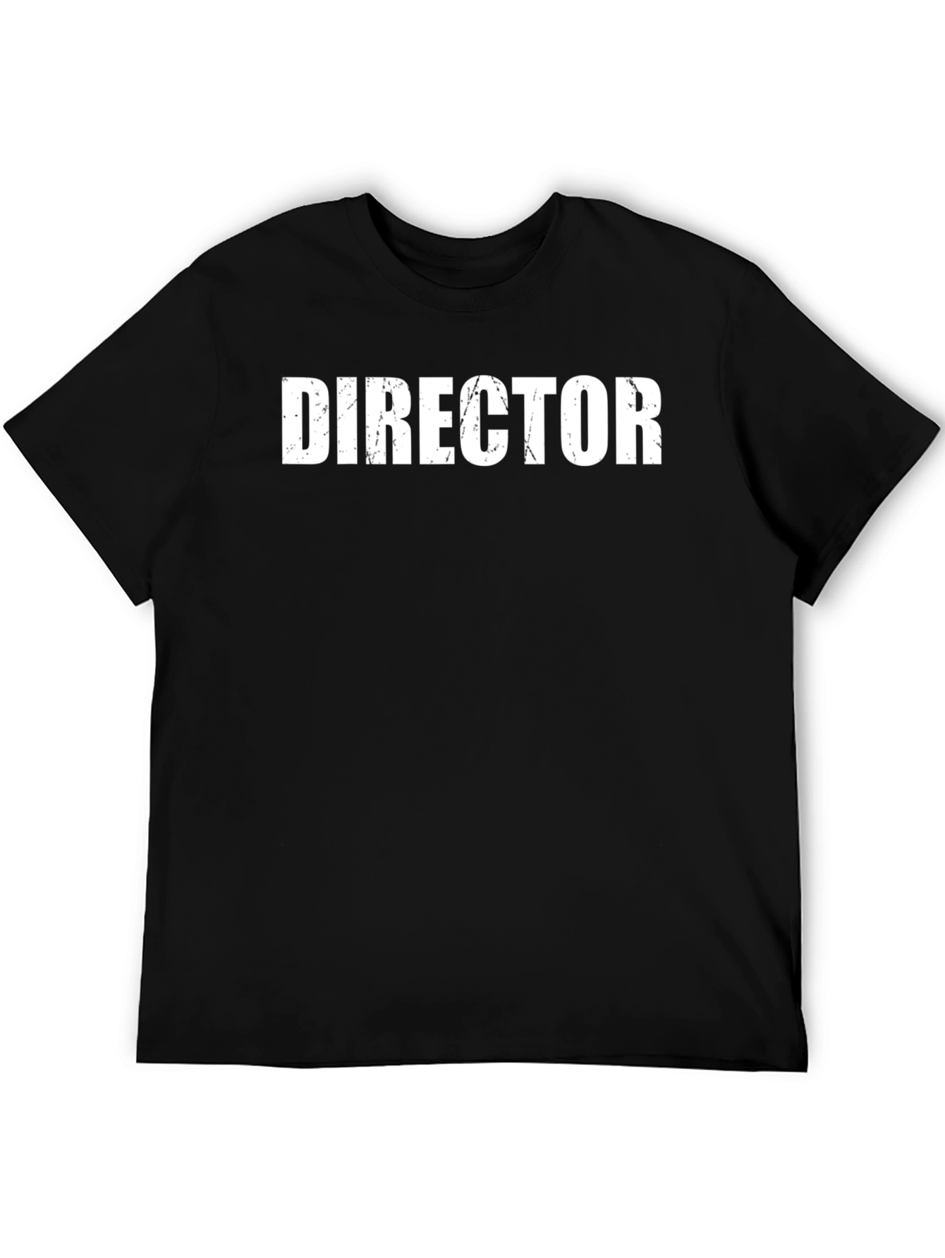 Director Graphic Tee - Black Crewneck T-Shirt