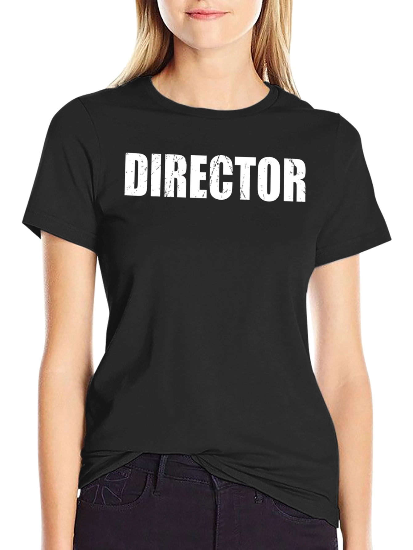 Director Graphic Tee - Black Crewneck T-Shirt