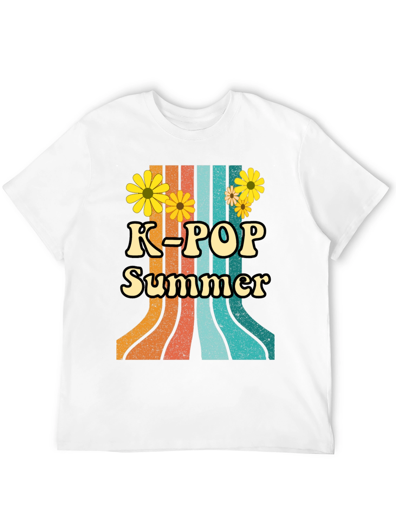 K-Pop Summer Retro Style T-Shirt