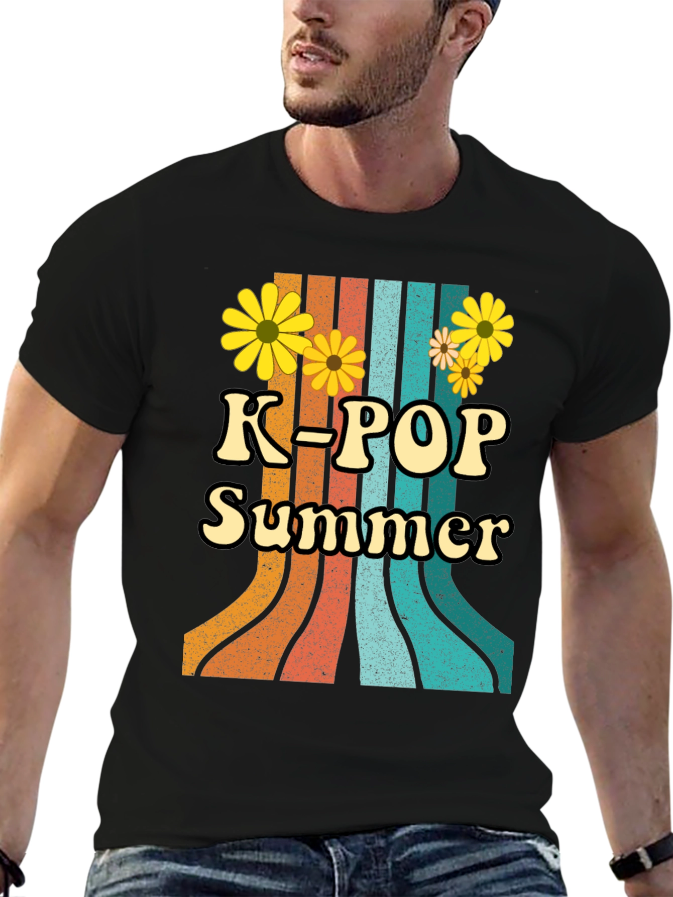 K-Pop Summer Retro Style T-Shirt