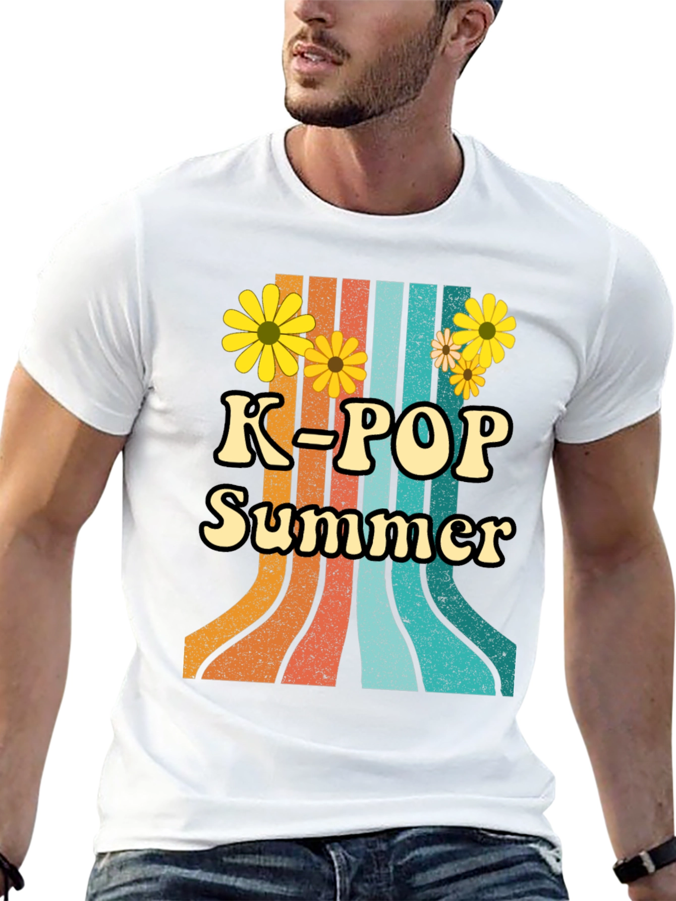 K-Pop Summer Retro Style T-Shirt