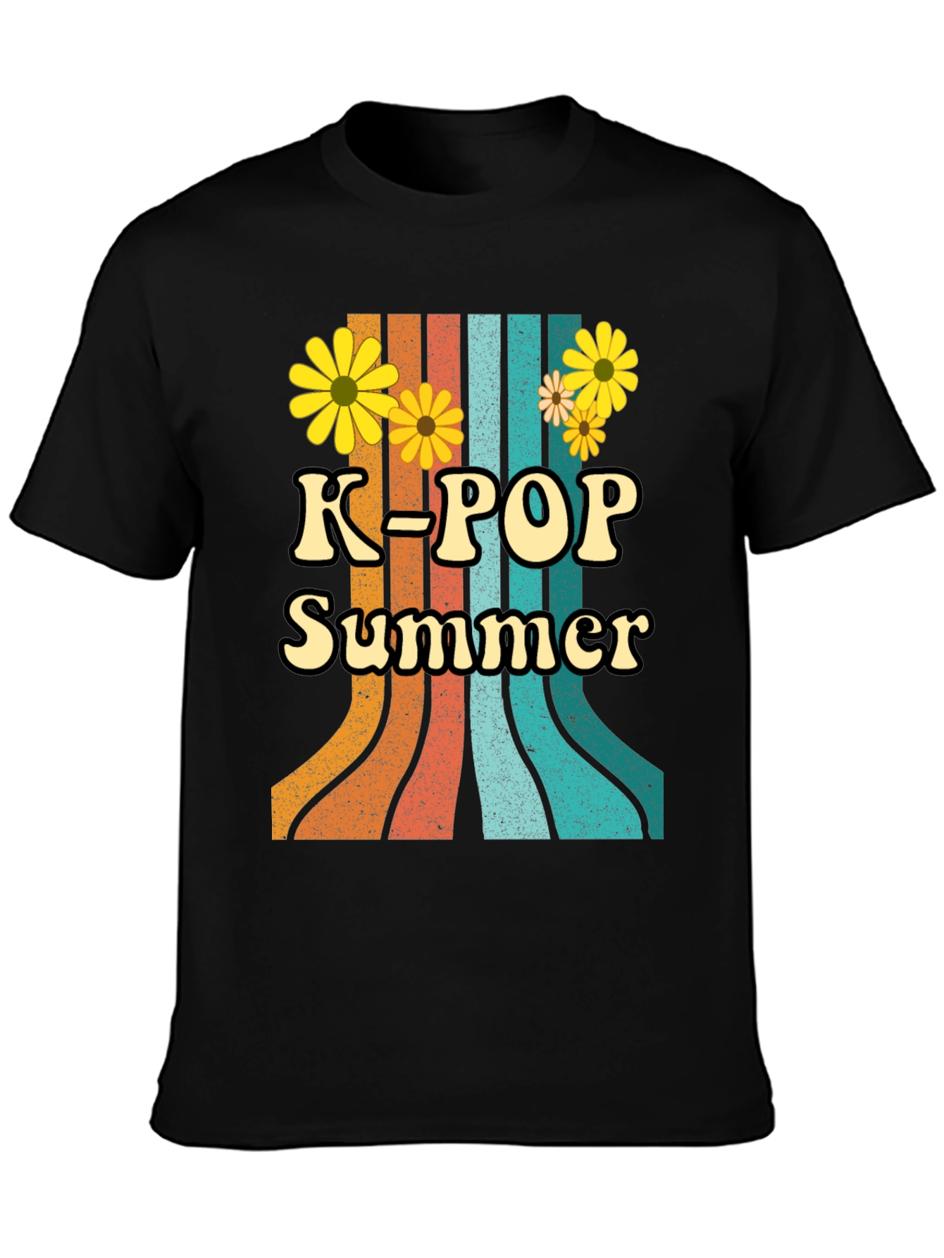 K-Pop Summer Retro Style T-Shirt