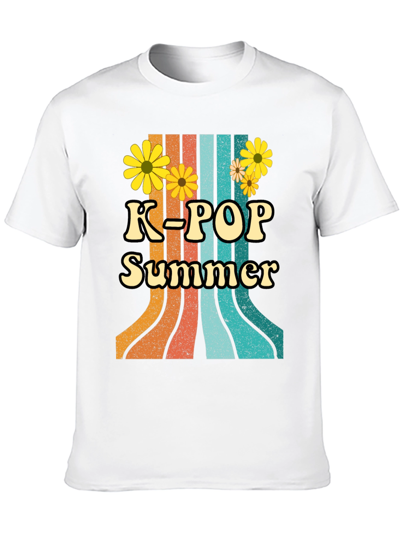 K-Pop Summer Retro Style T-Shirt