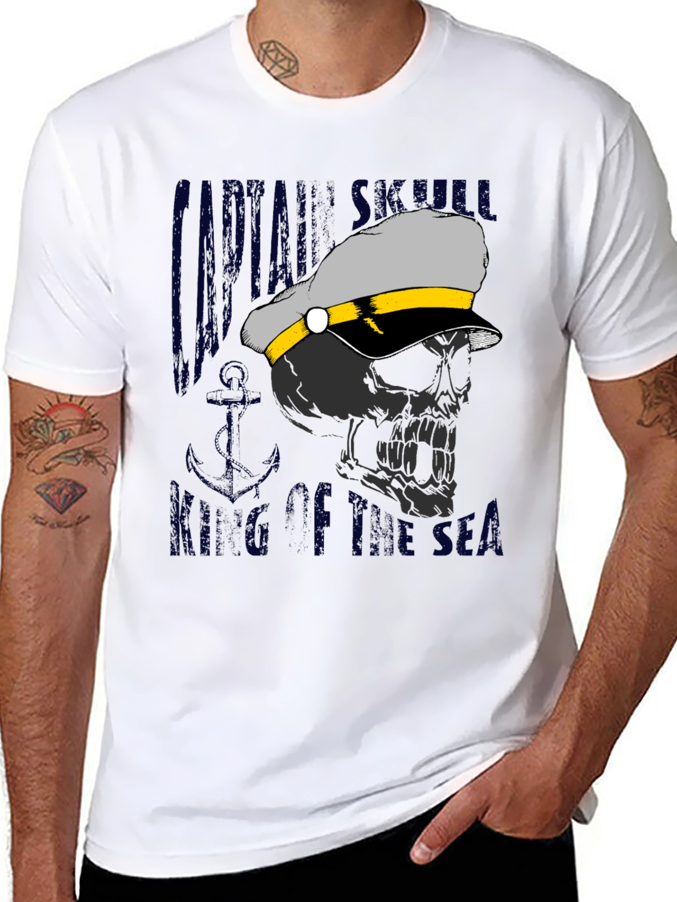 Captain Skull King of the Sea T-Shirt