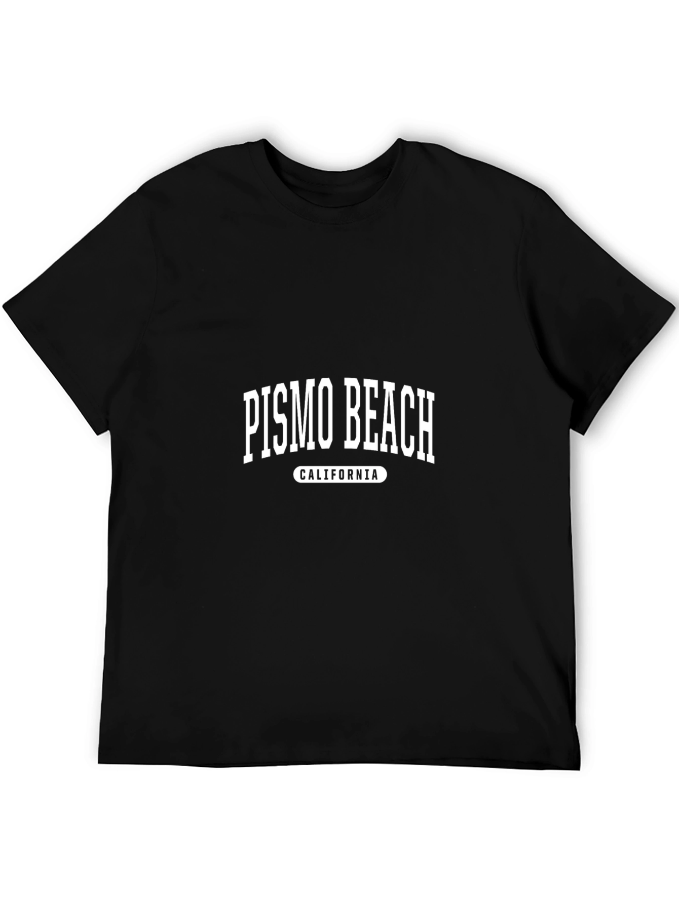 Pismo Beach California Graphic Tee - Black