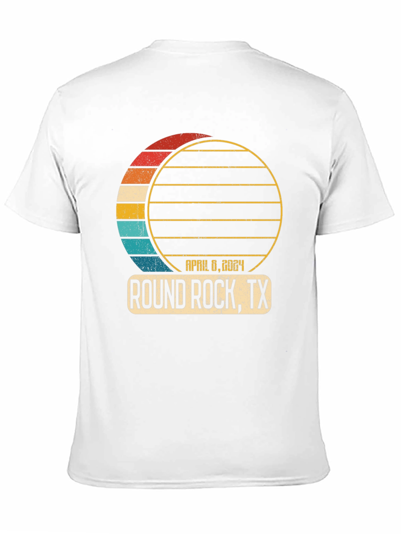 Round Rock TX April 8 2024 Solar Eclipse T-Shirt