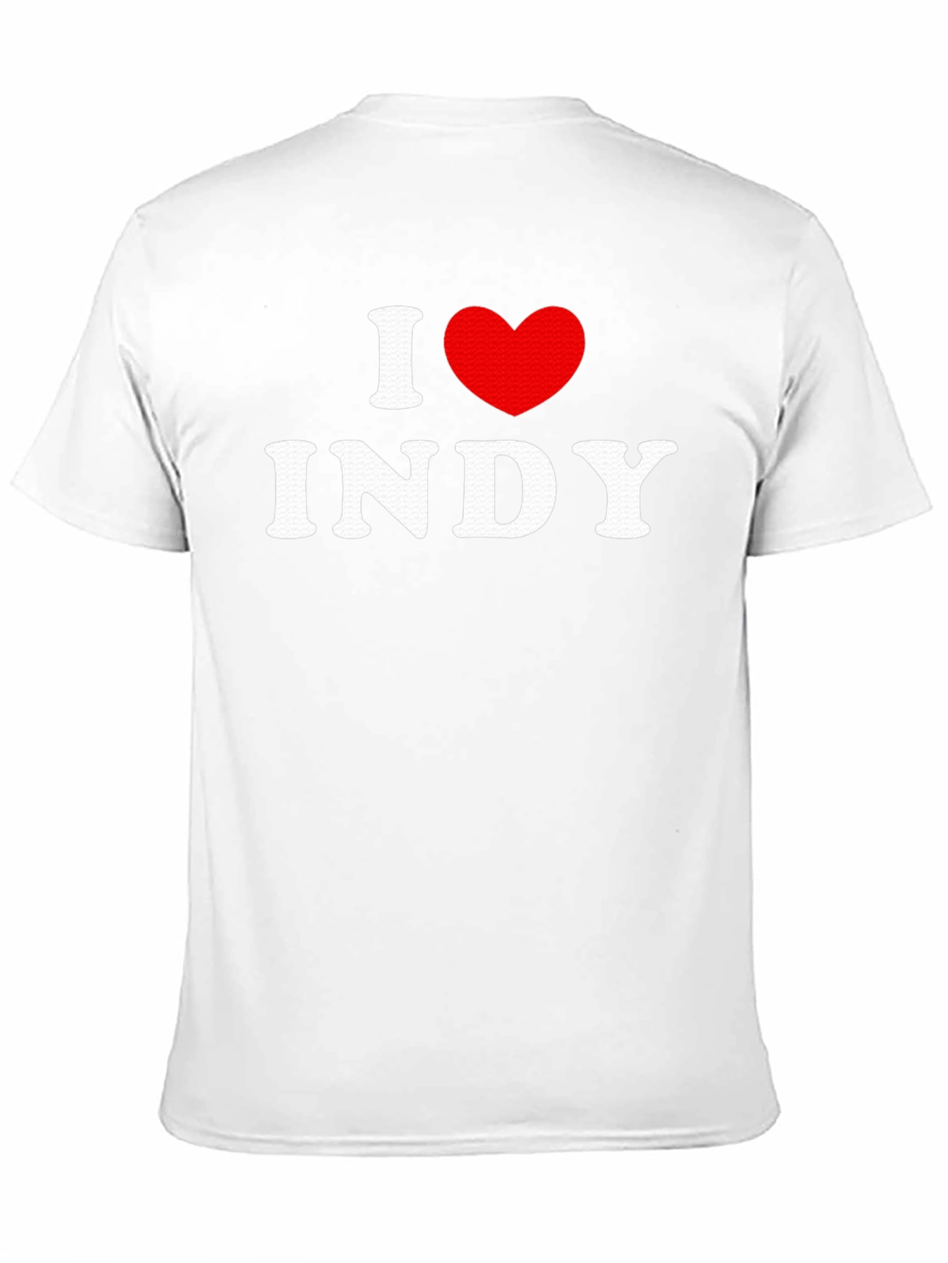 I Love Indy T-Shirt - Black Cotton Graphic Tee
