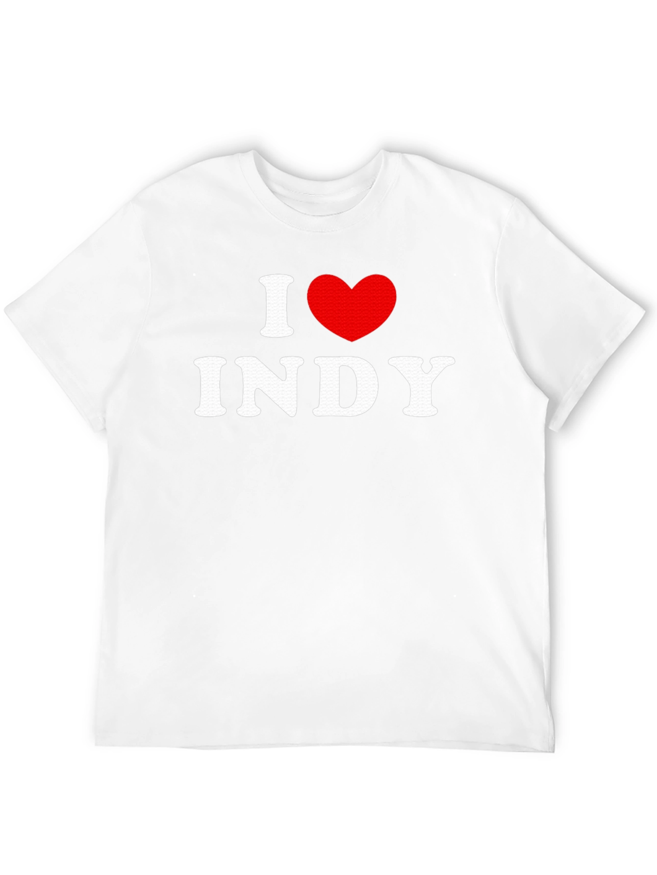 I Love Indy T-Shirt - Black Cotton Graphic Tee