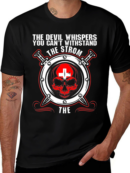 The Strom T-Shirt: Devil Whisper Graphic Tee