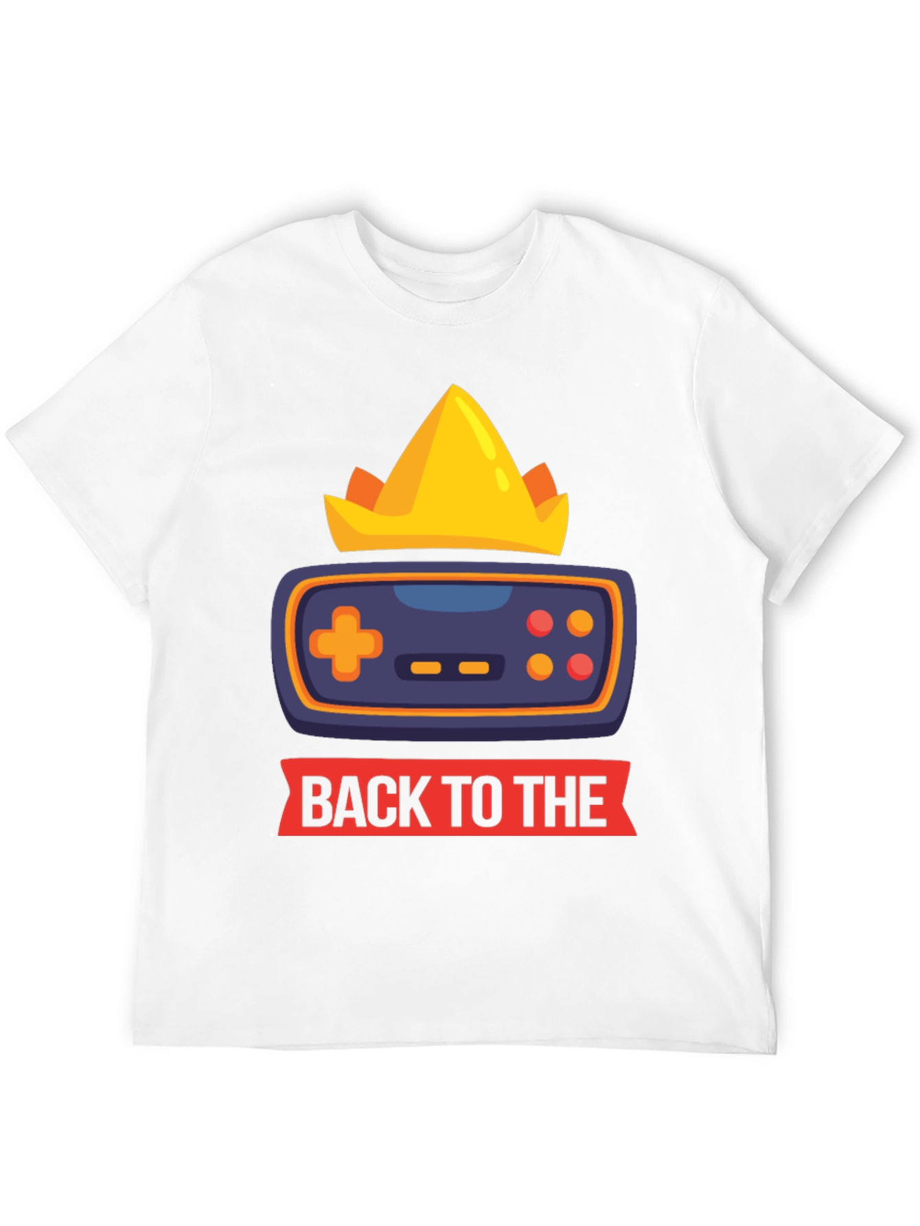 Gamer King T-Shirt - Retro Gaming Style