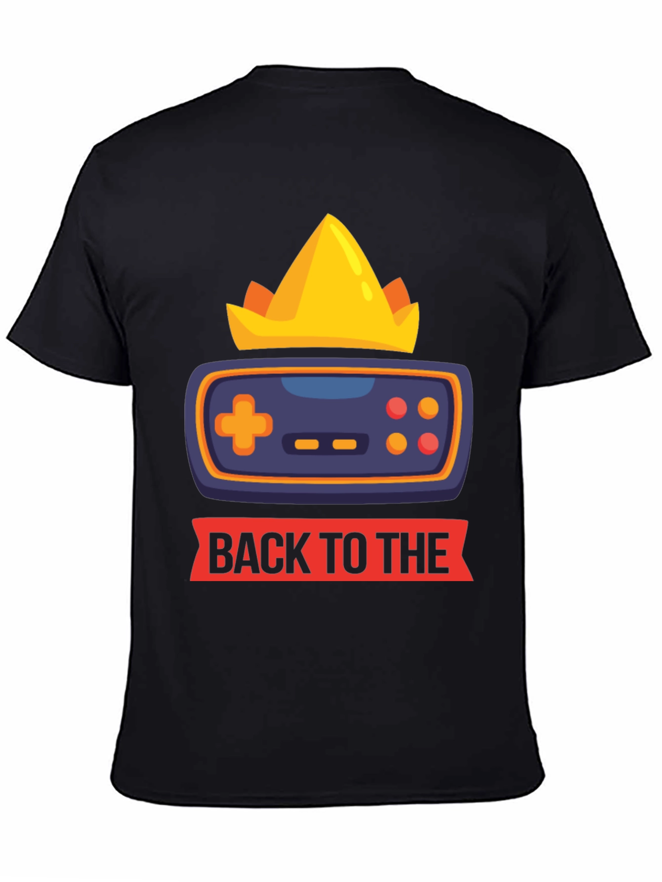 Gamer King T-Shirt - Retro Gaming Style