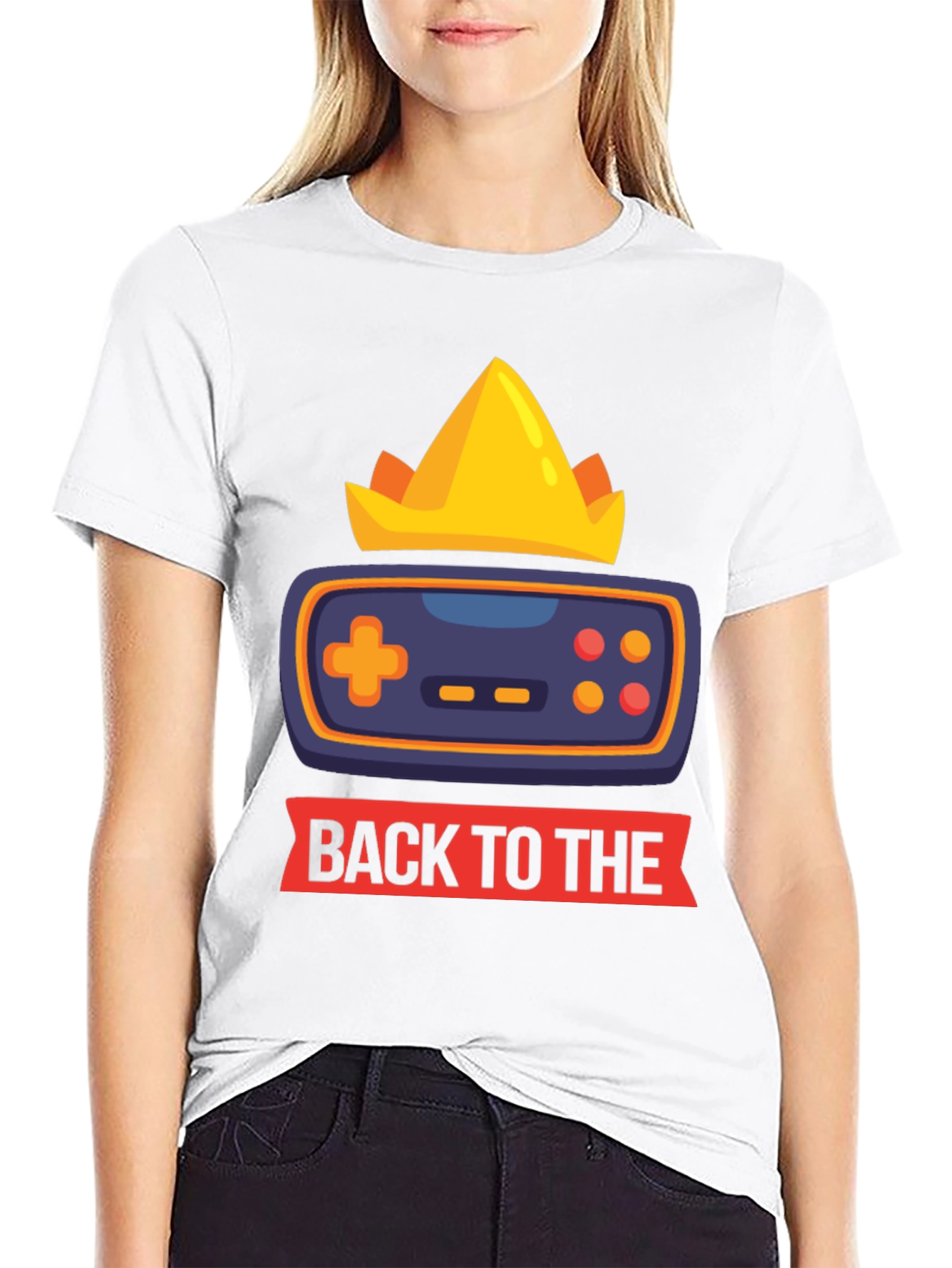 Gamer King T-Shirt - Retro Gaming Style