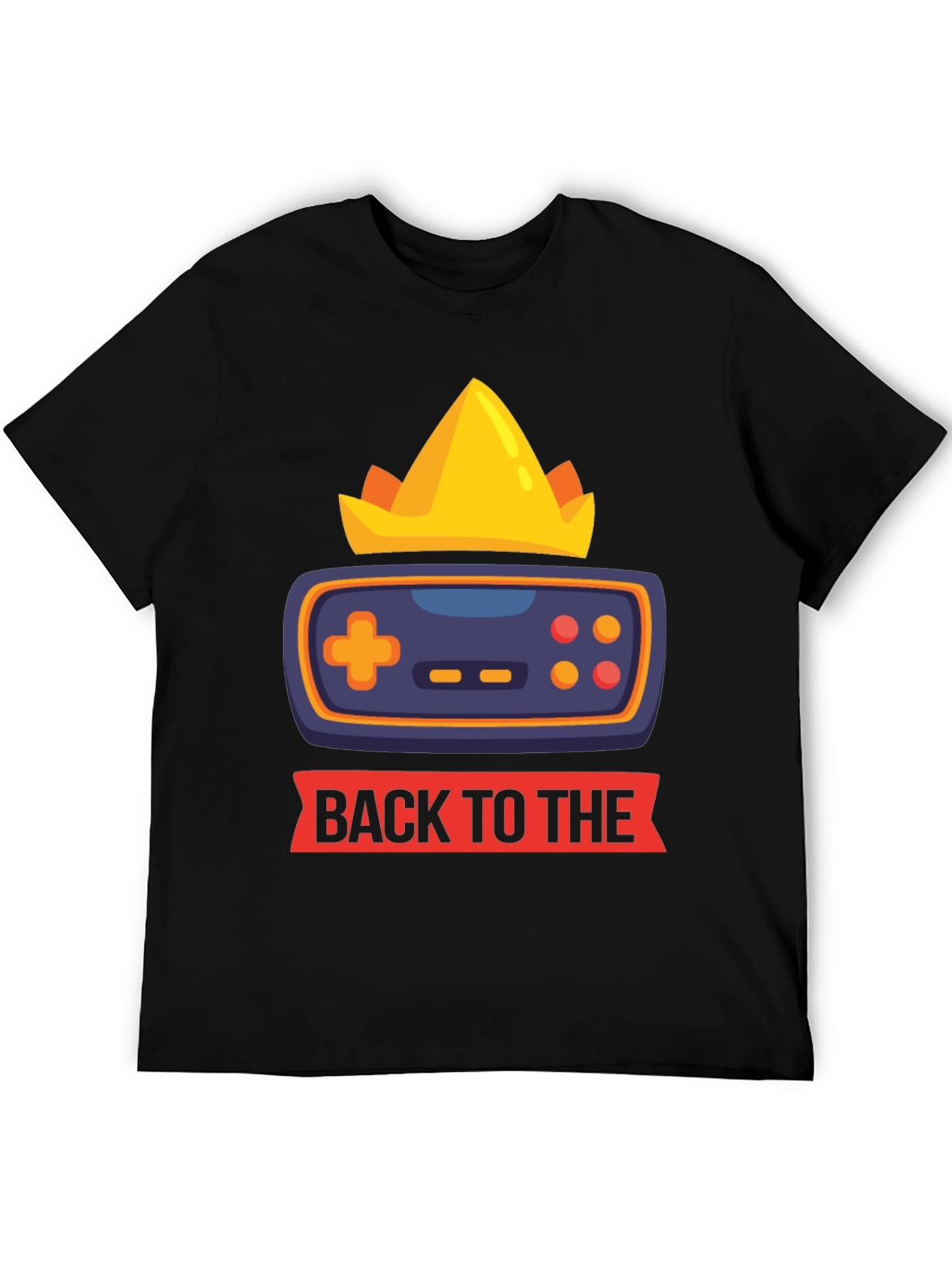 Gamer King T-Shirt - Retro Gaming Style