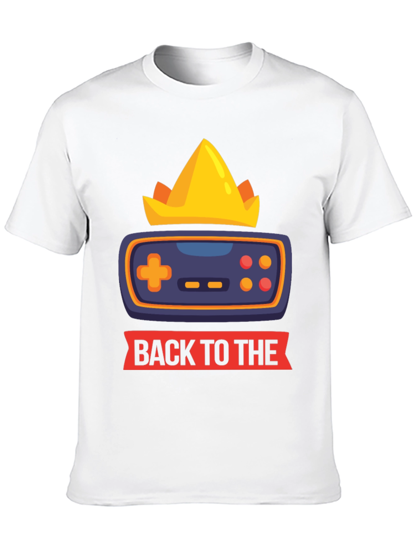 Gamer King T-Shirt - Retro Gaming Style