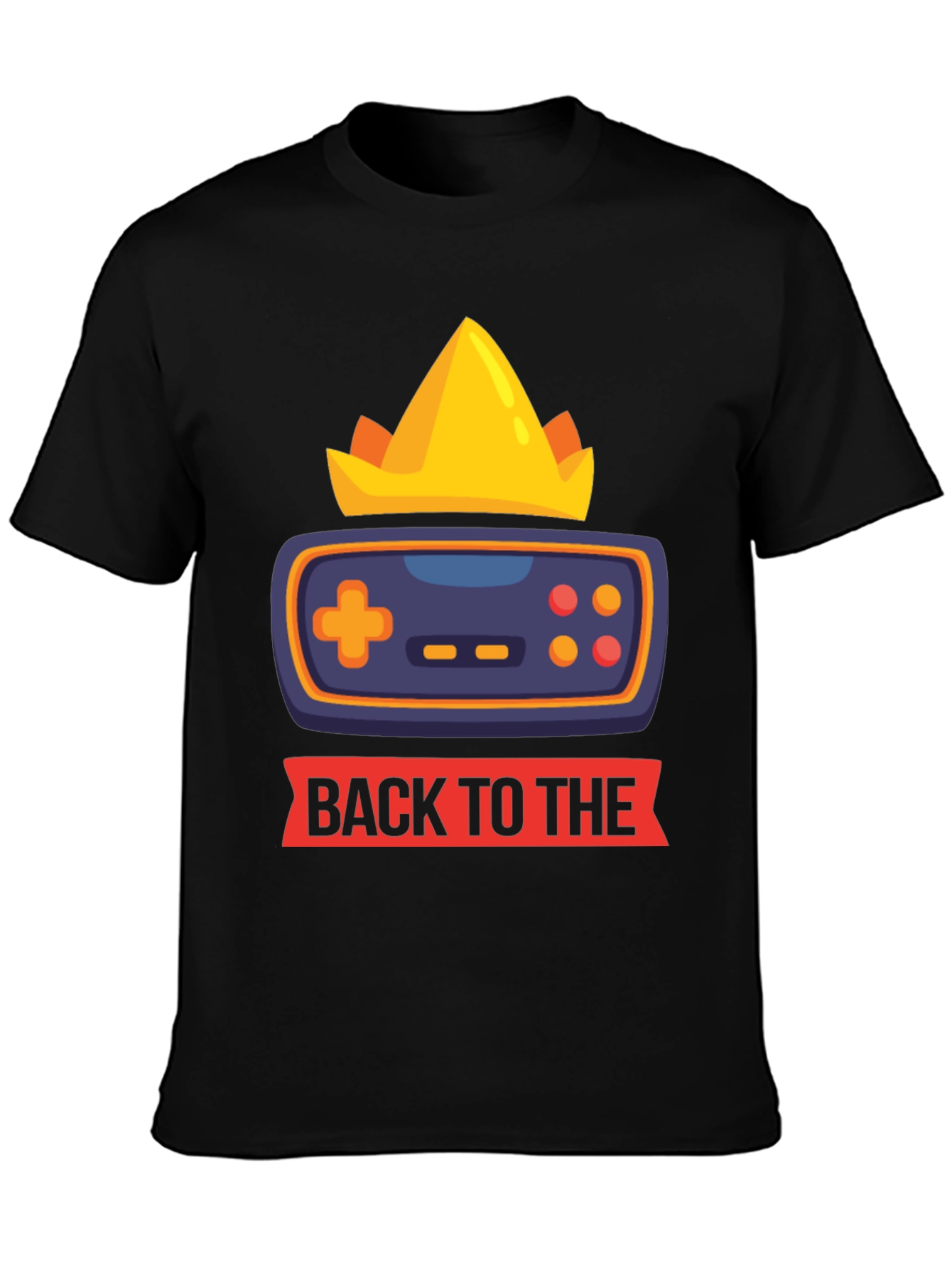 Gamer King T-Shirt - Retro Gaming Style