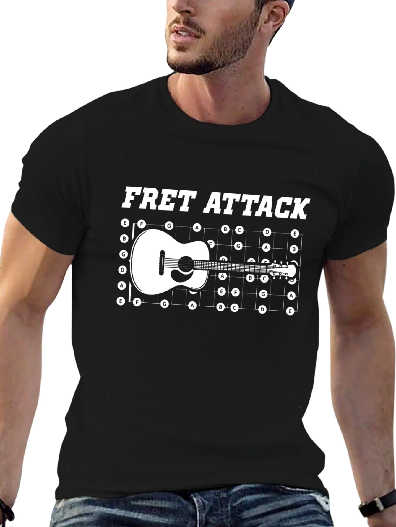 Fret Attack Guitar T-Shirt