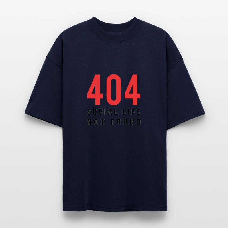 404 Social Life Not Found – Funny Introvert Error