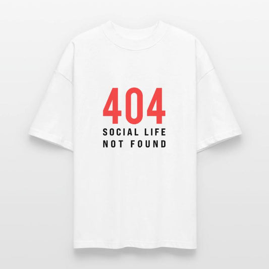 404 Social Life Not Found – Funny Introvert Error