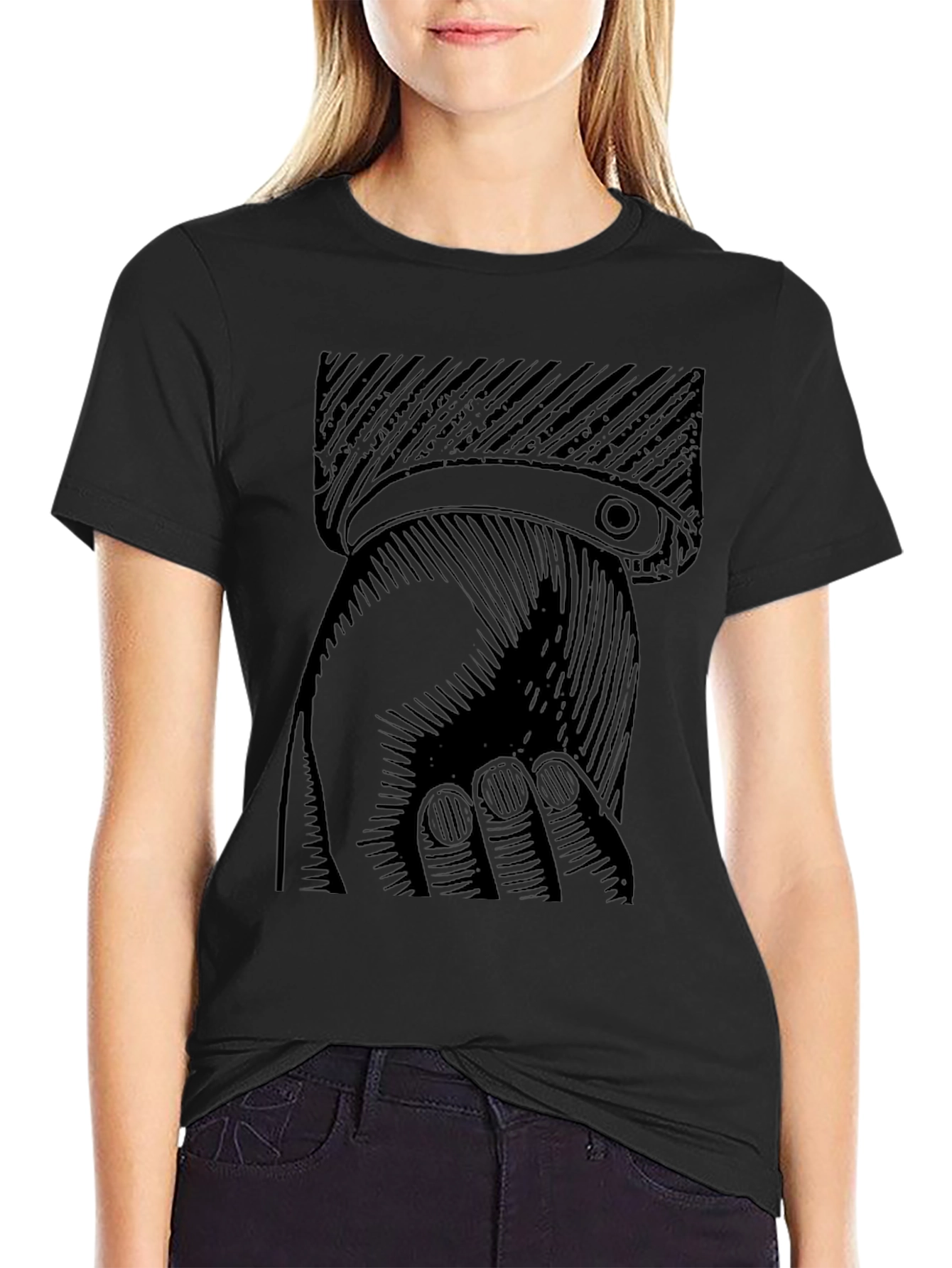 Fist Bump Graphic Tee - Stylish Comfort