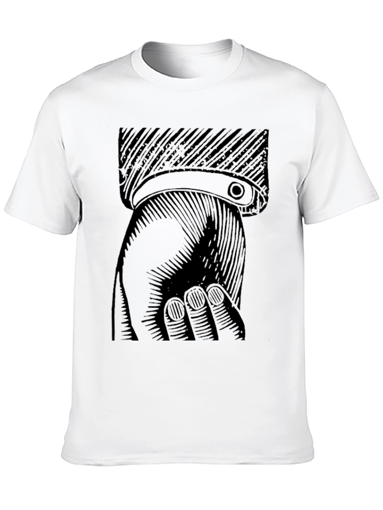 Fist Bump Graphic Tee - Stylish Comfort