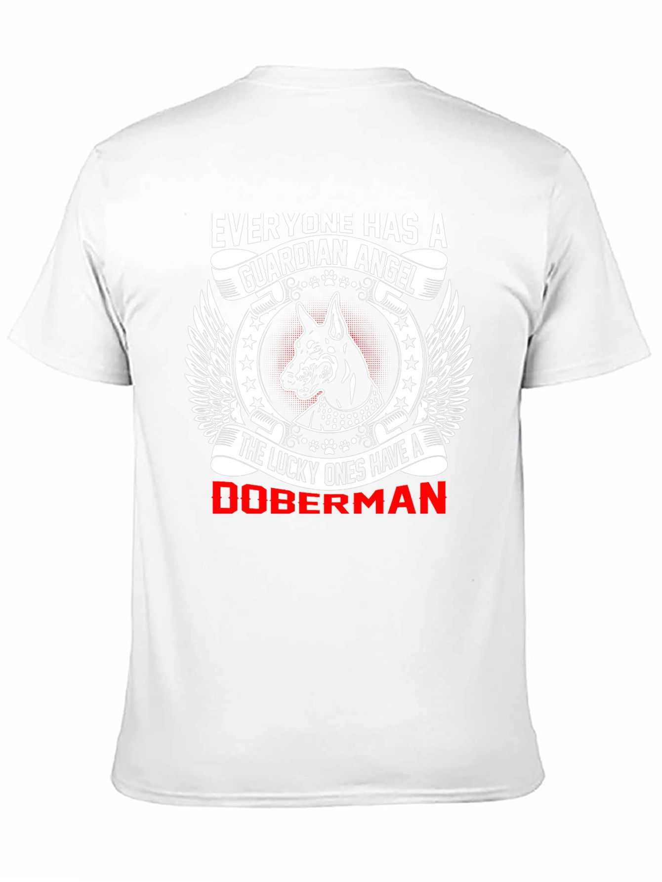 Doberman Guardian Angel Graphic T-Shirt