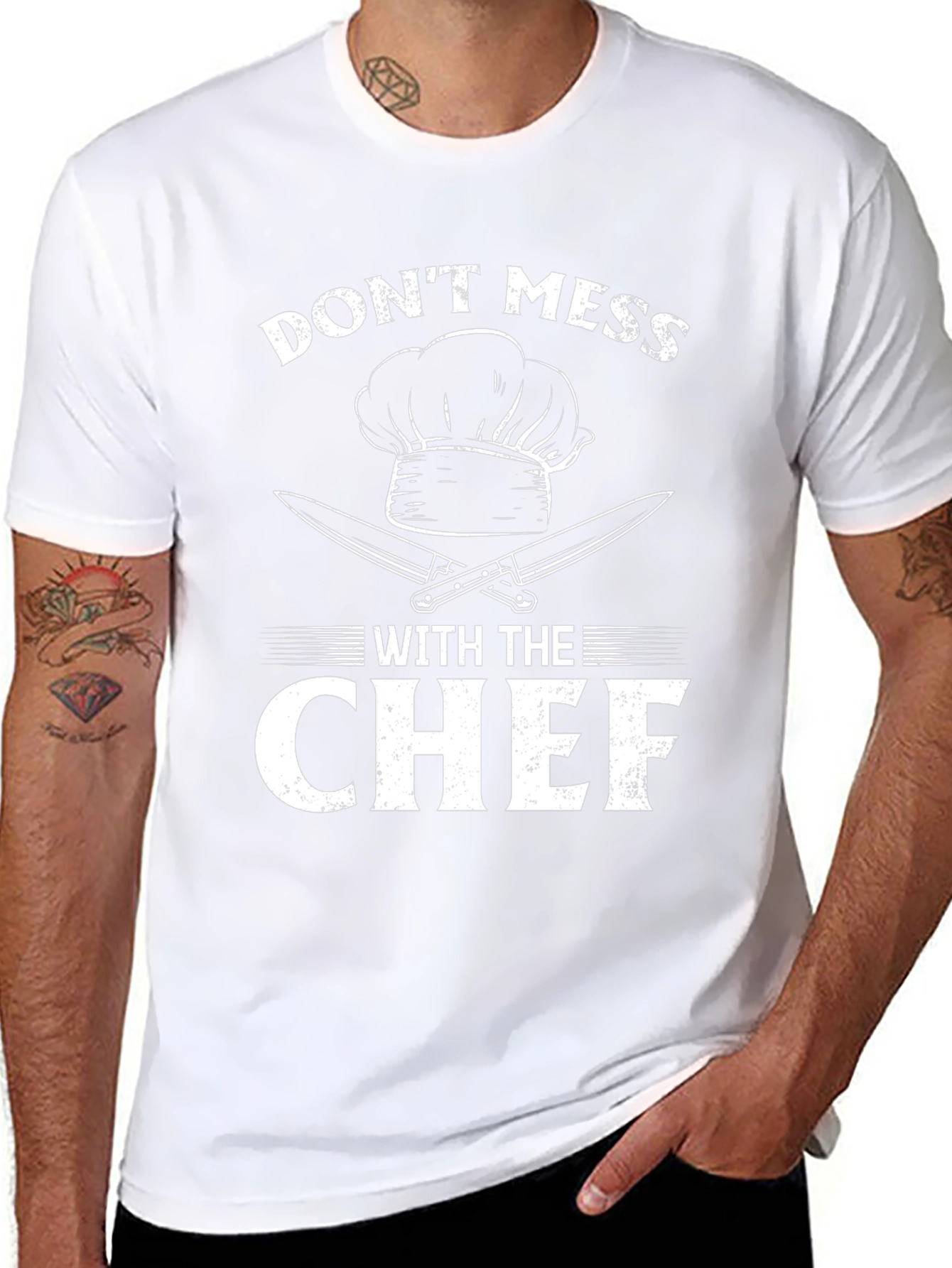Dont Mess With The Chef T-Shirt Funny Cooking Shirt