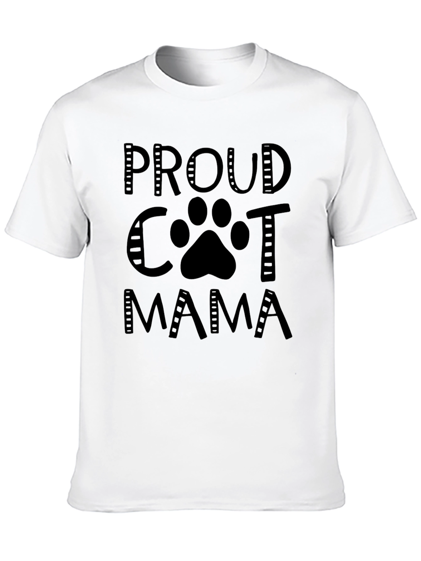 Proud Cat Mama Graphic T-Shirt