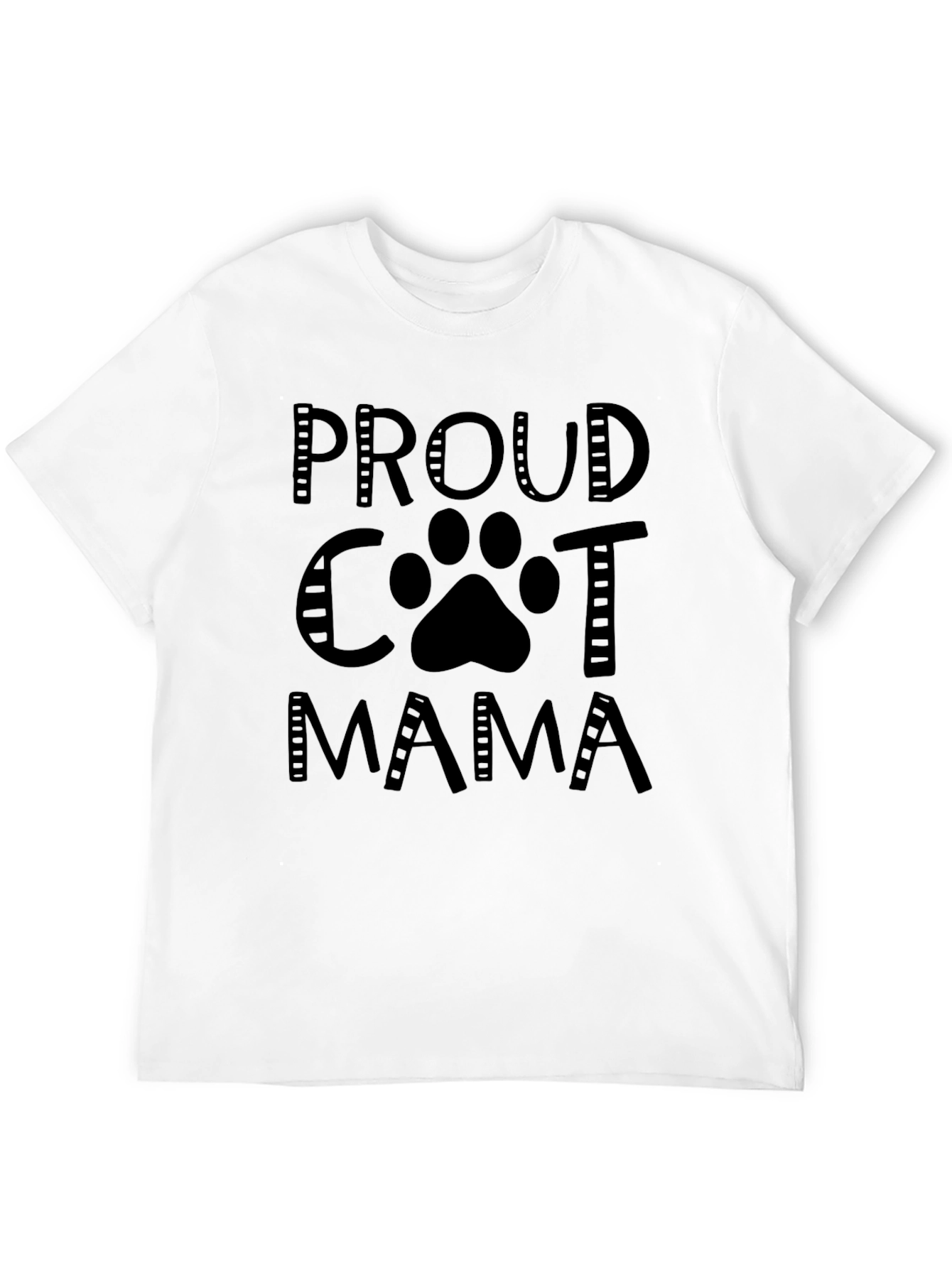 Proud Cat Mama Graphic T-Shirt