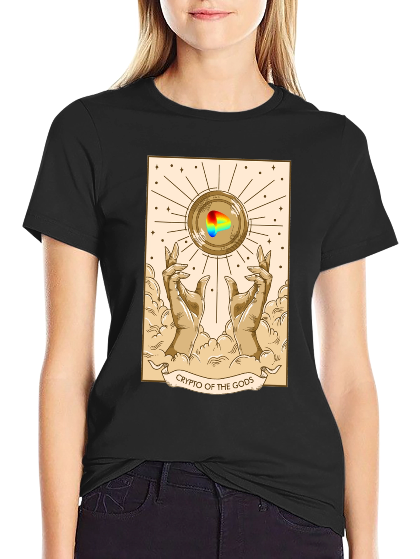 Crypto of the Gods T-Shirt - Unique Graphic Tee