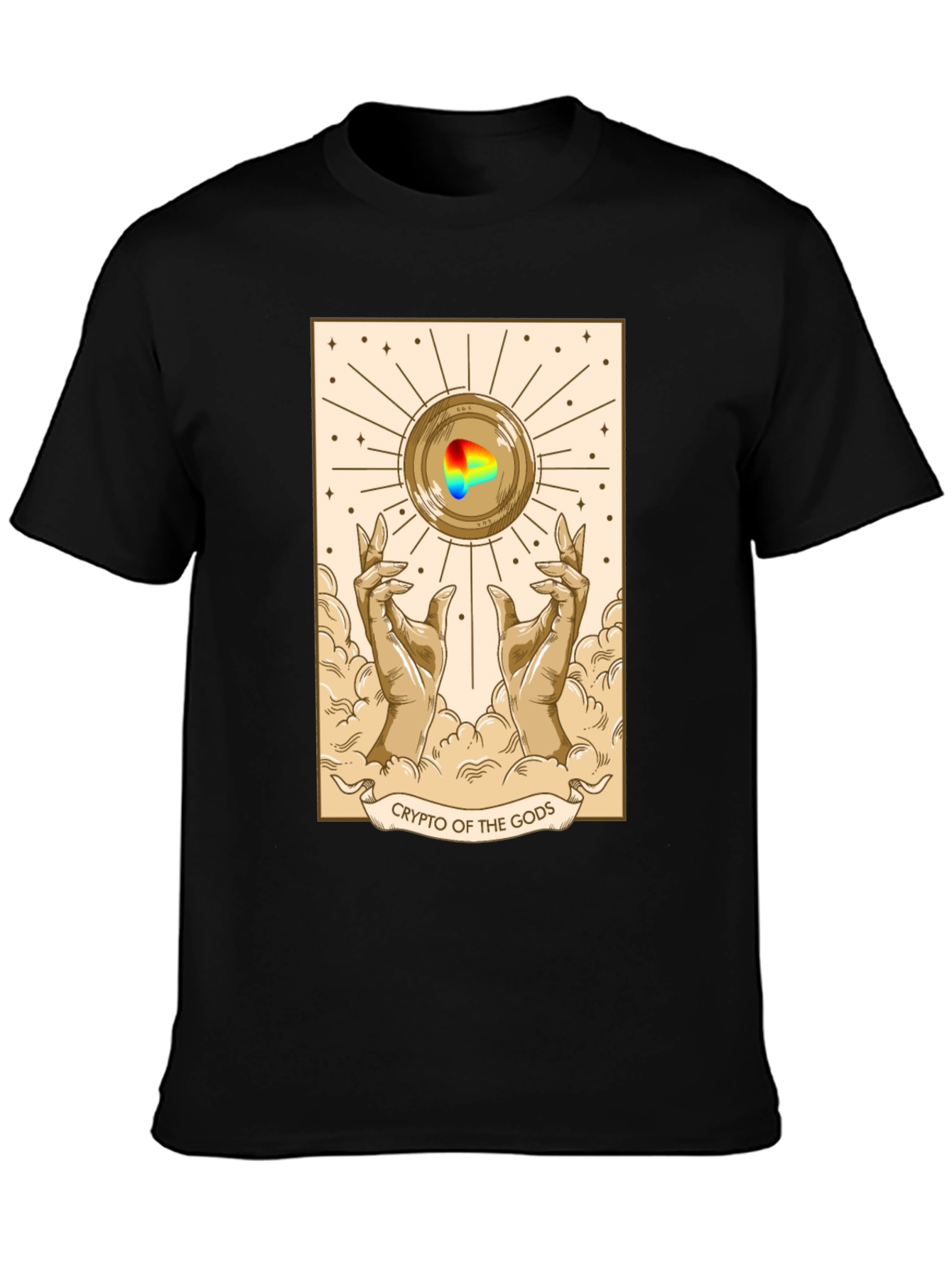Crypto of the Gods T-Shirt - Unique Graphic Tee