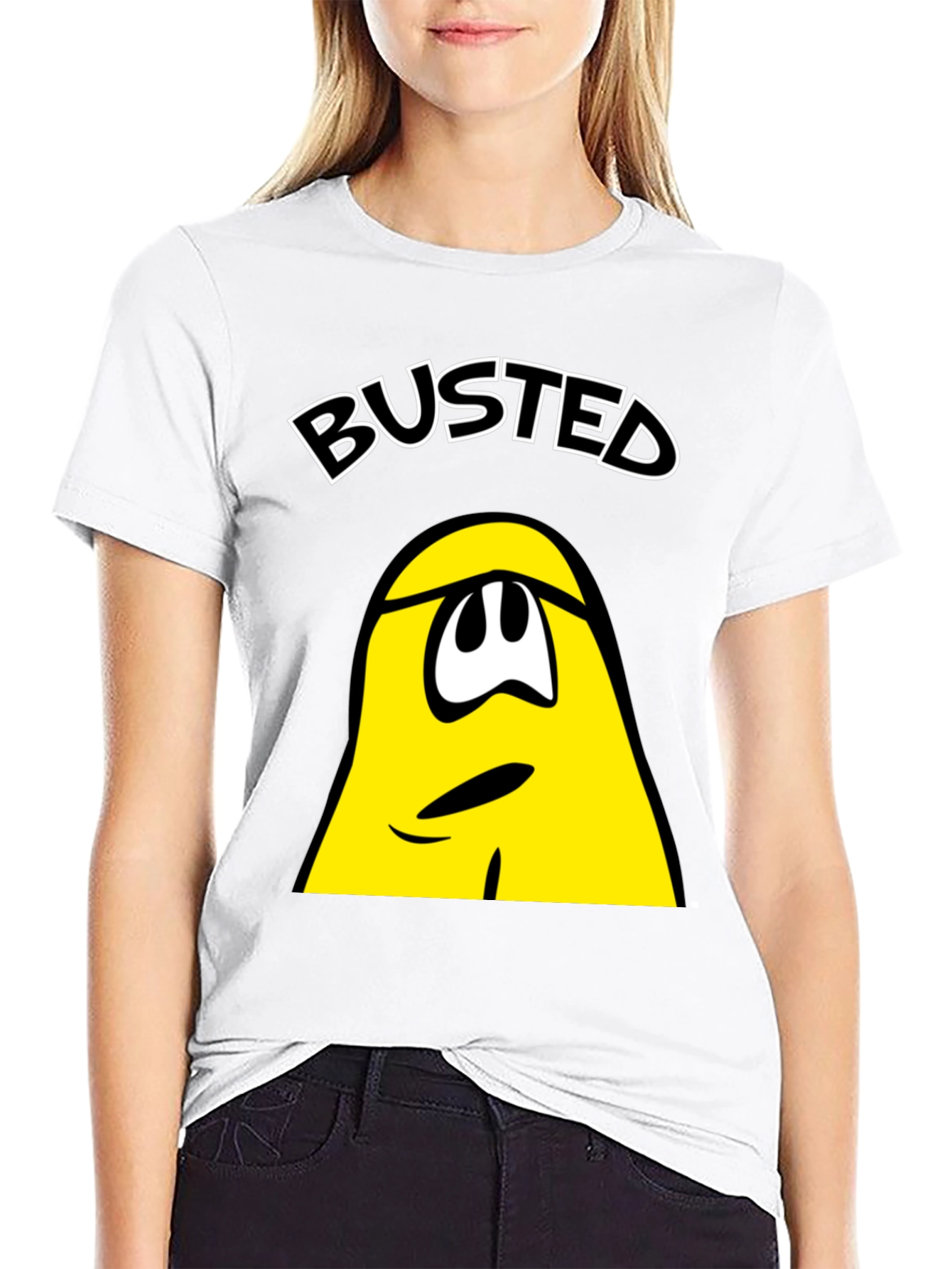 Busted T-Shirt - Funny Cartoon Character Tee