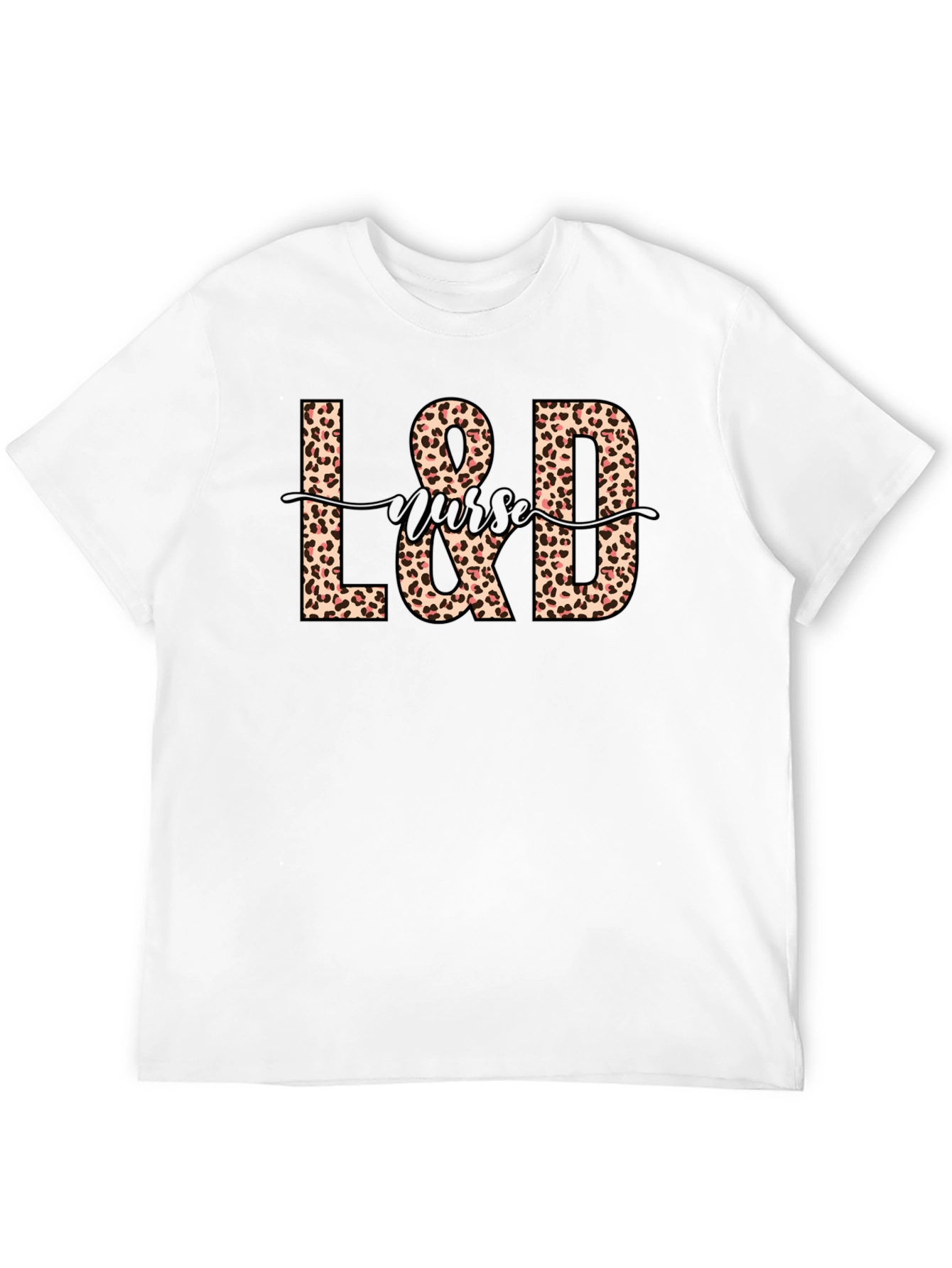 L&D Nurse Leopard Print T-Shirt